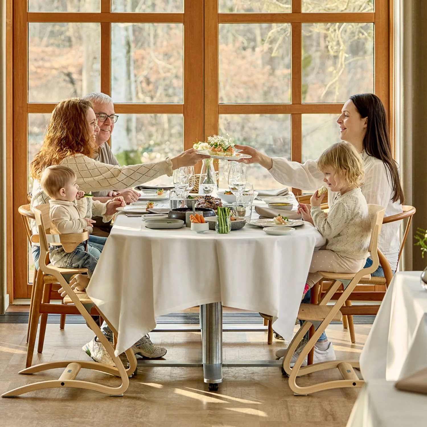 Leander Oak Nature Leander Louie™ High Chair Without Safety Bar - Image 8