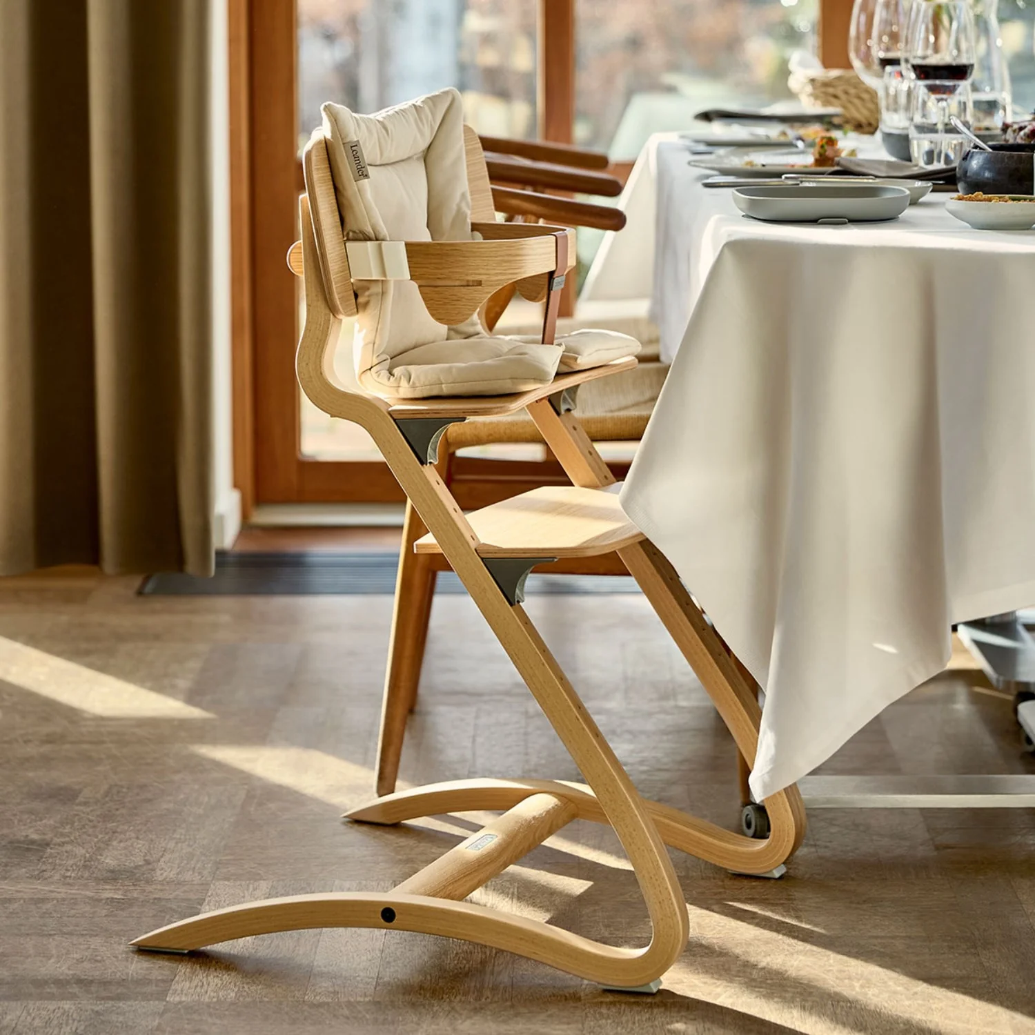 Leander Oak Nature Leander Louie™ High Chair Without Safety Bar - Image 9