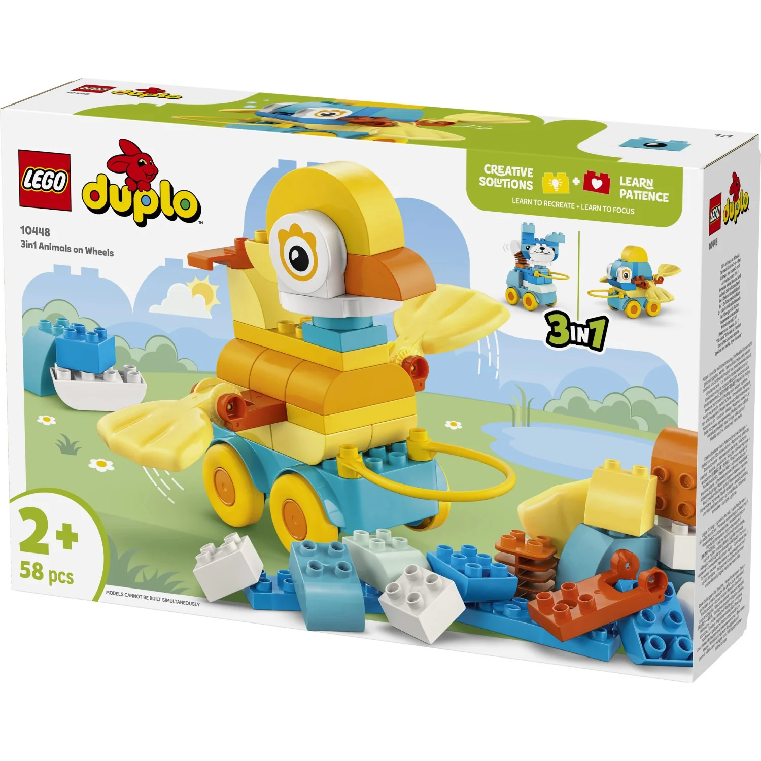 LEGO® DUPLO Town - 3-i-1-dyr På Hjul 10448 - Image 5