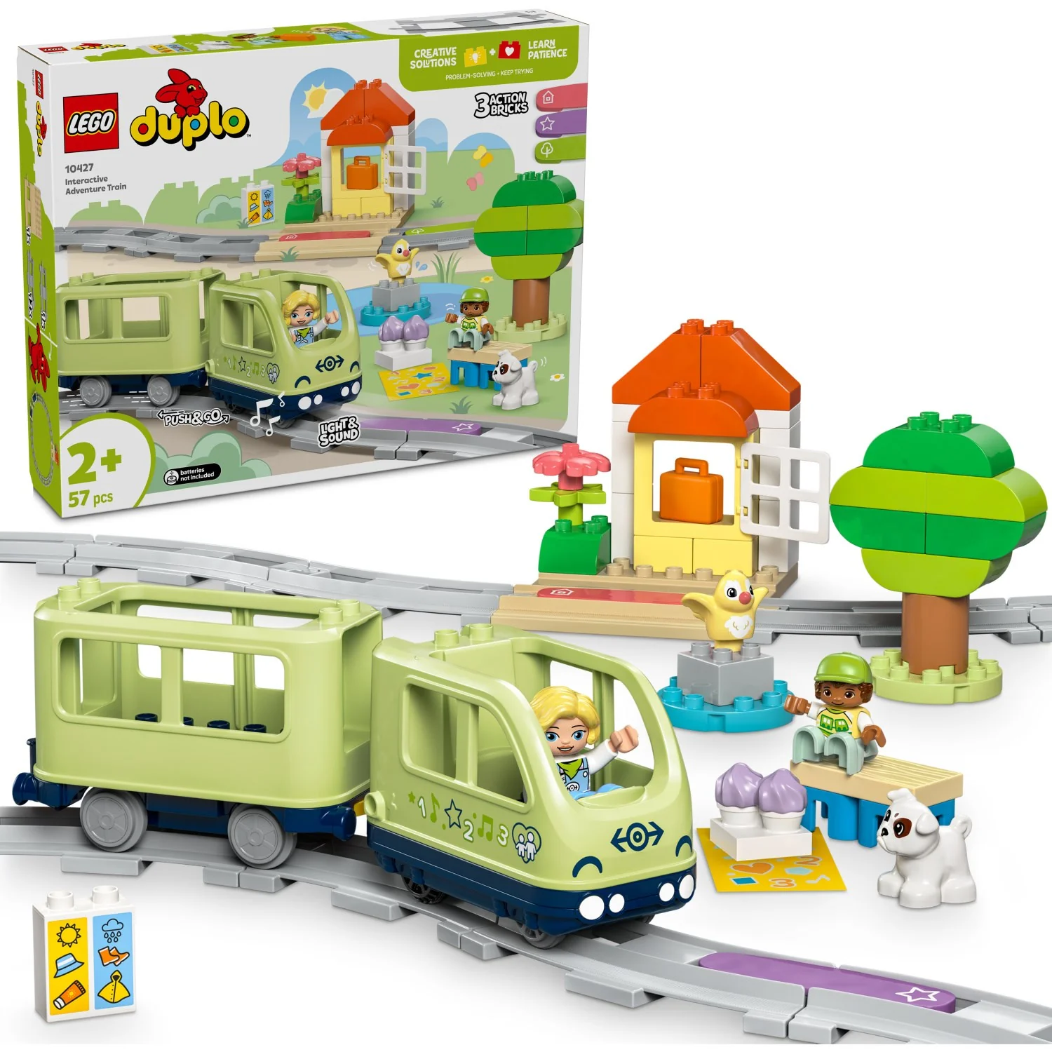 LEGO® DUPLO Town - Interaktivt Oplevelsestog 10427 - Image 2