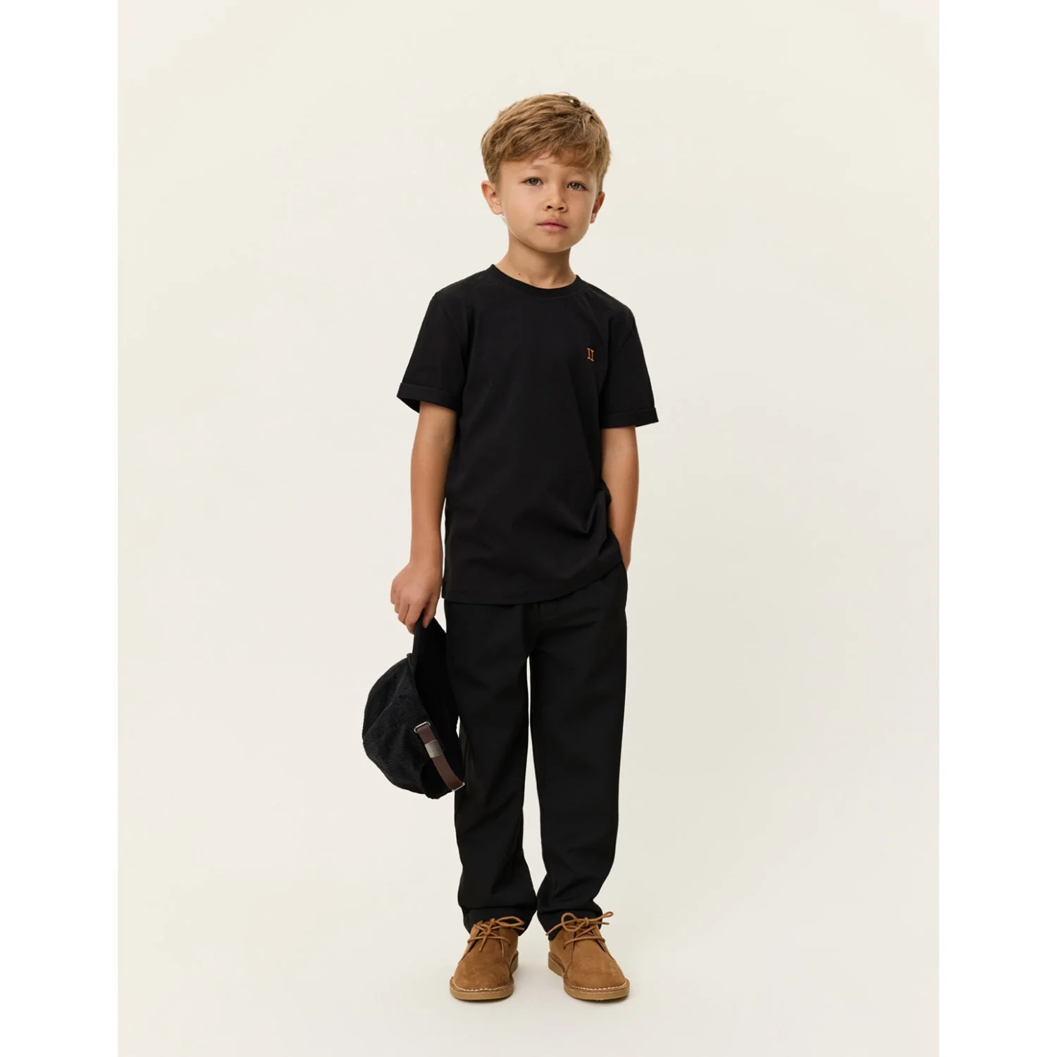 Les Deux Kids Black Norregaard T-Shirt - Image 6