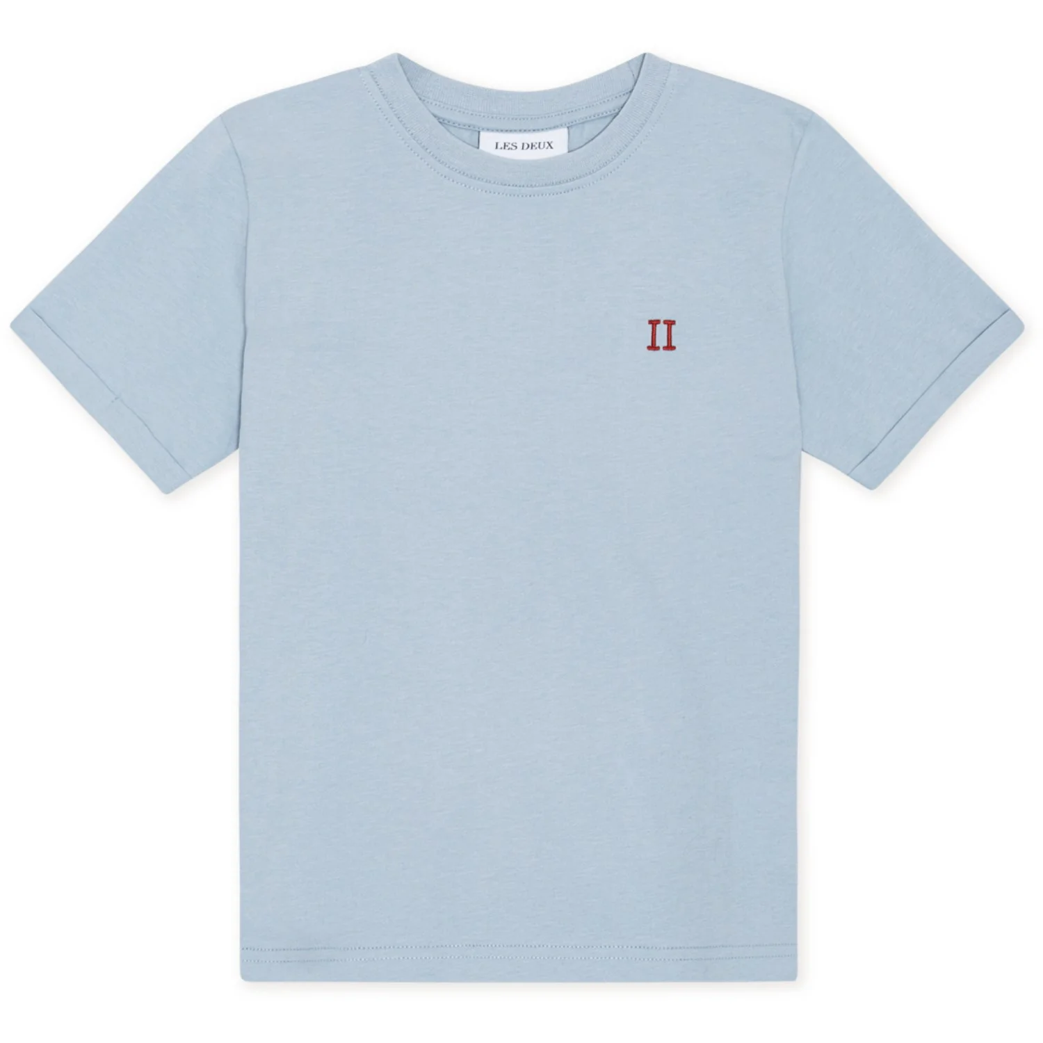 Les Deux Kids Blue Fog Norregaard Contrast T-Shirt