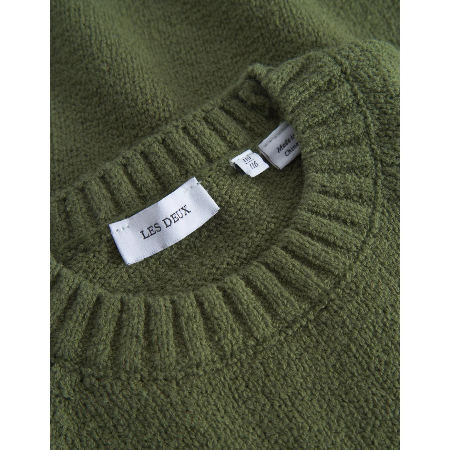Les Deux Kids Chive Green Brad Roundneck Knit Kids - Image 6