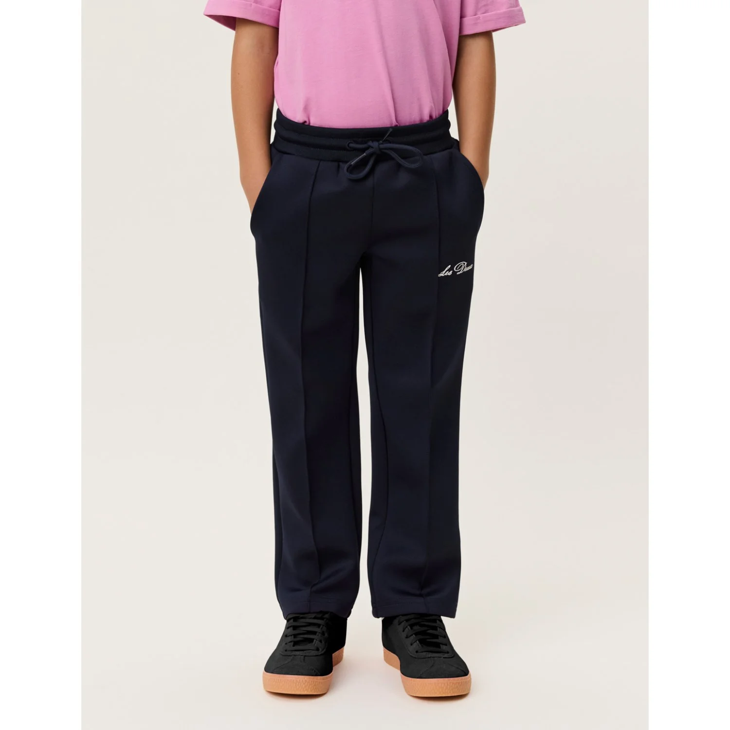 Les Deux Kids Dark Navy Ballier Crew Track Pants - Image 3