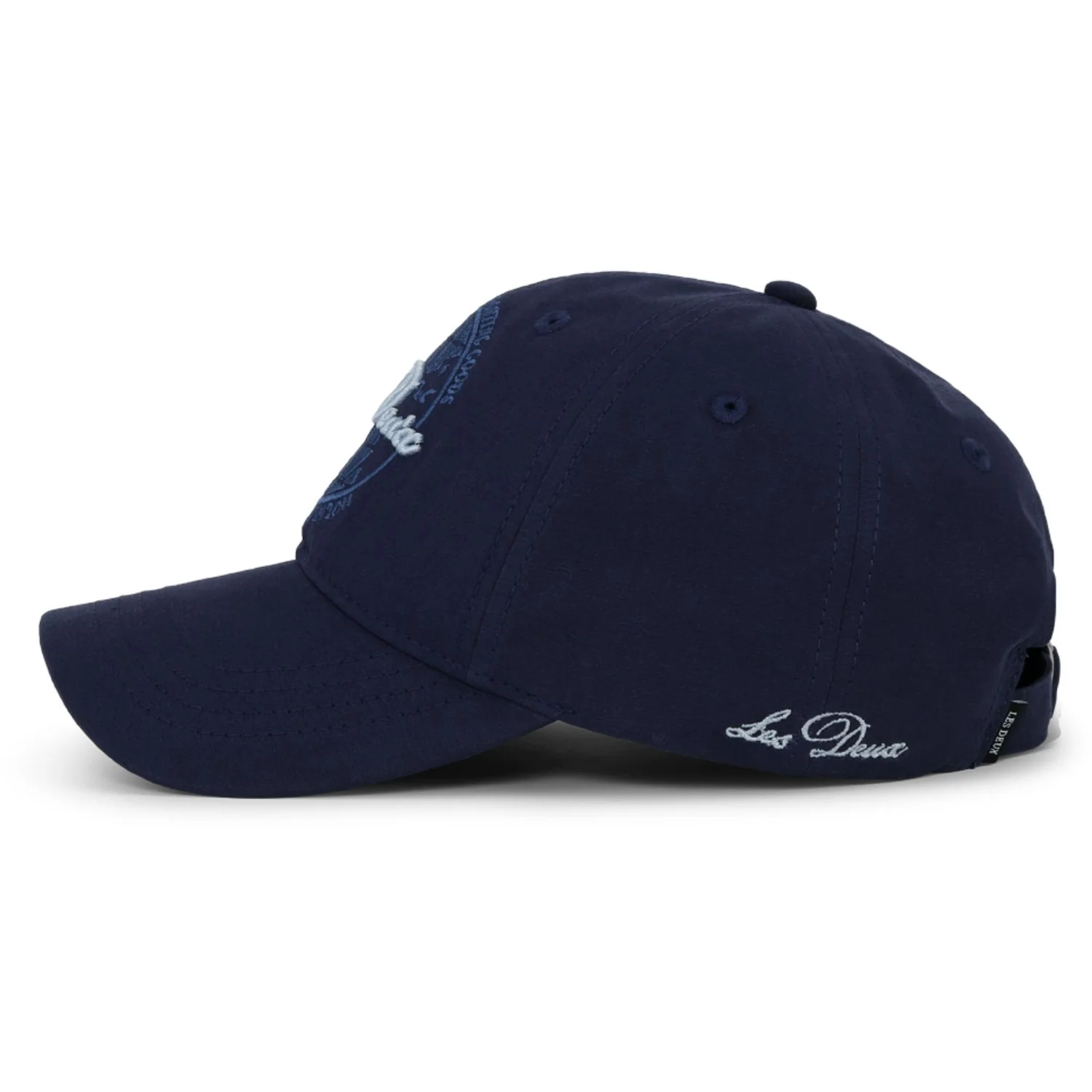 Les Deux Kids Dark Navy Globe Logo Dad Cap - Image 4