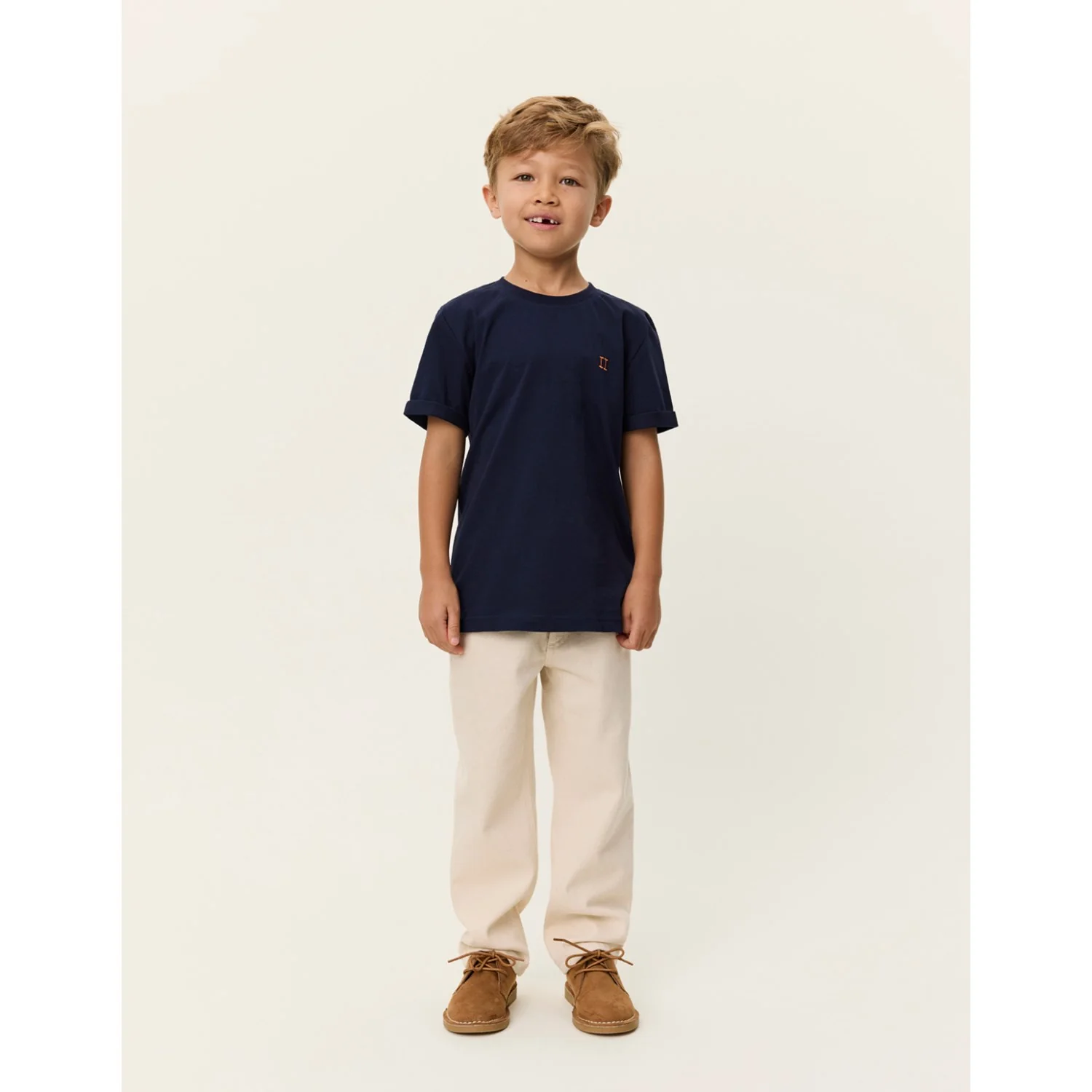 Les Deux Kids Dark Navy Norregaard T-Shirt - Image 3