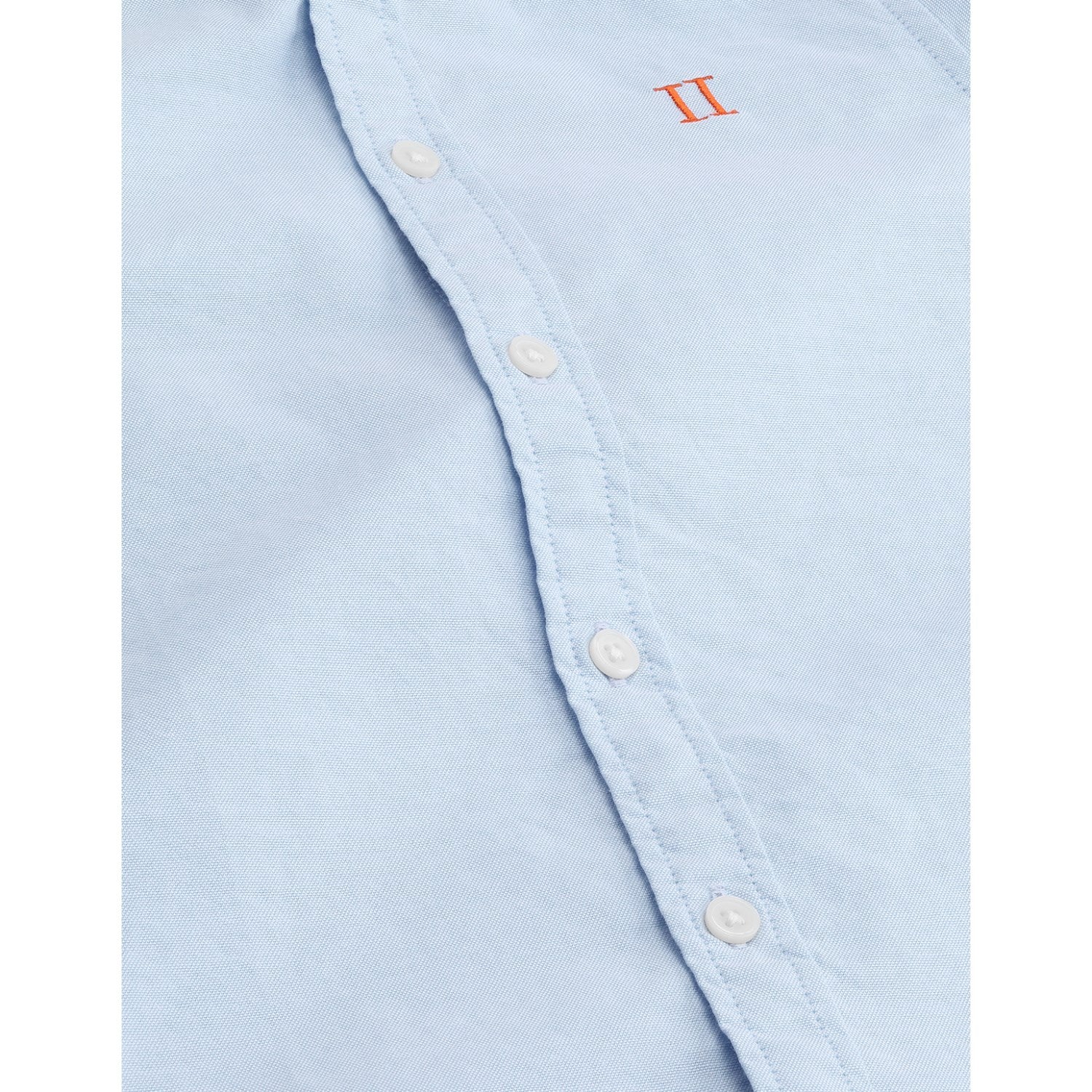Les Deux Kids Light Blue/White Konrad Contrast Oxford Shirt - Image 2