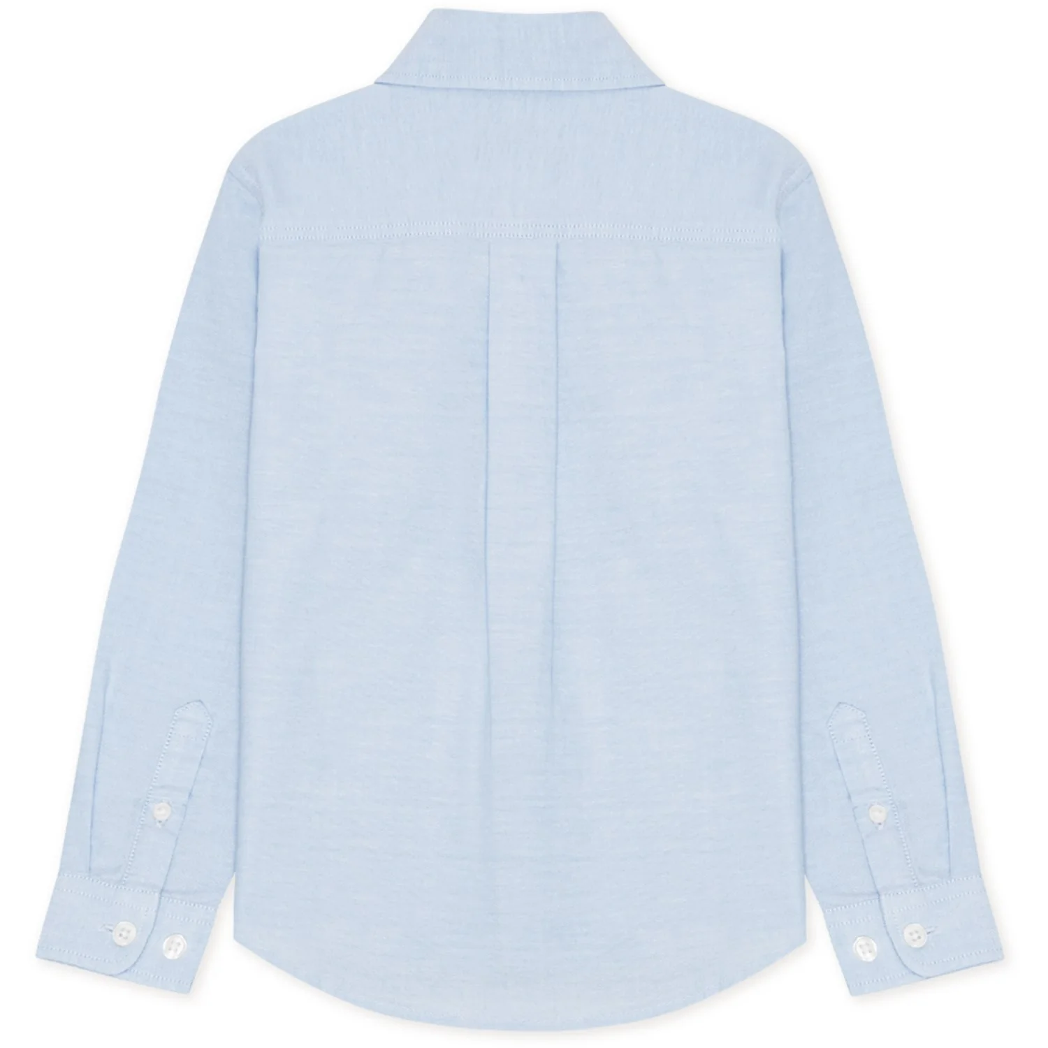 Les Deux Kids Light Blue/White Konrad Contrast Oxford Shirt - Image 3