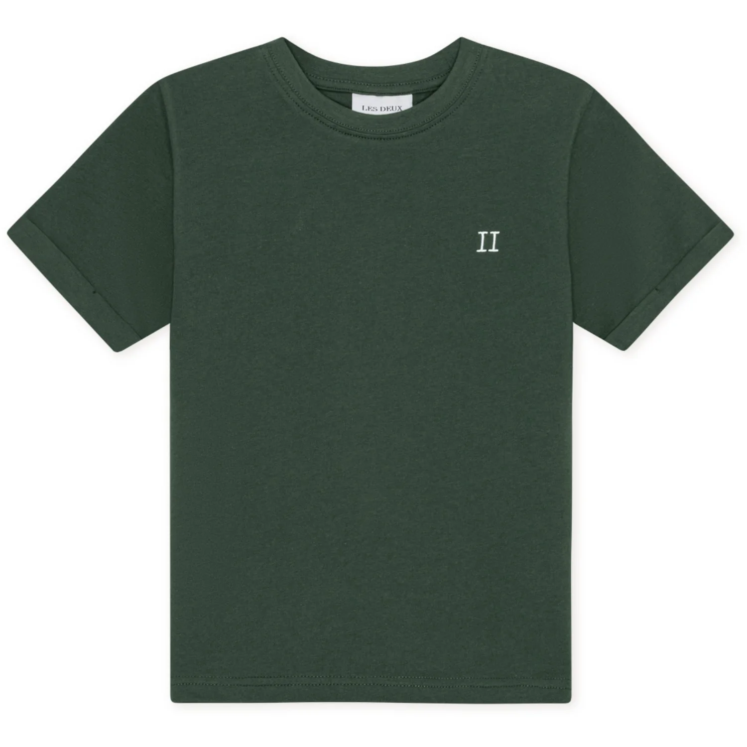Les Deux Kids Pine Green Core Contrast T-Shirt KIDS