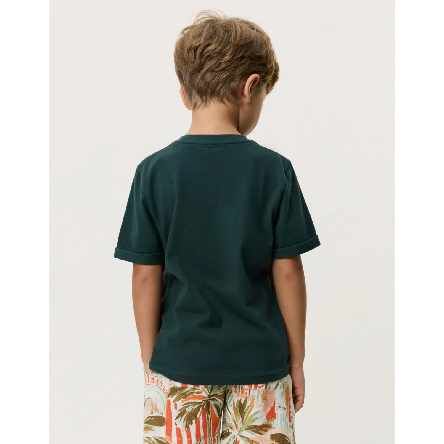 Les Deux Kids Pine Green Core Contrast T-Shirt KIDS - Image 3