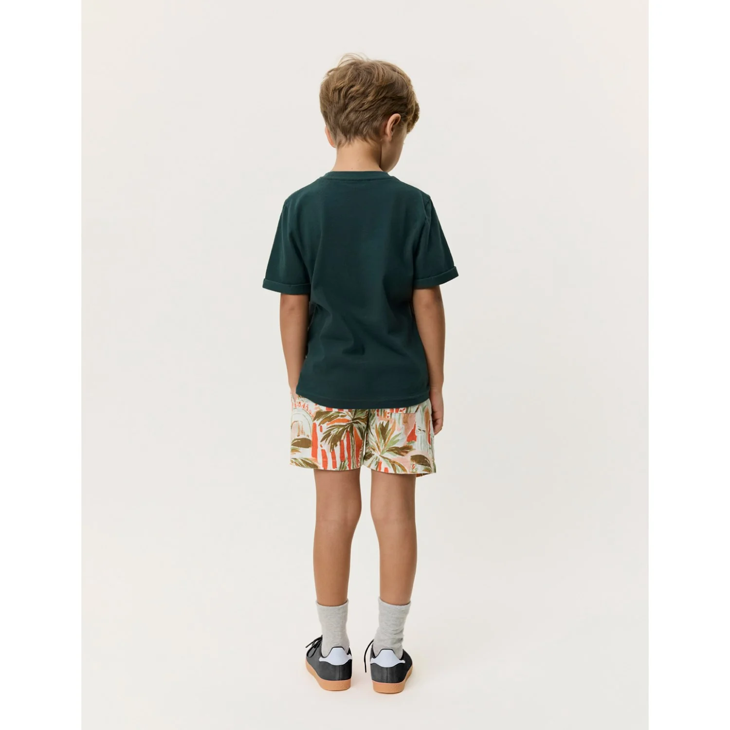 Les Deux Kids Pine Green Core Contrast T-Shirt KIDS - Image 7