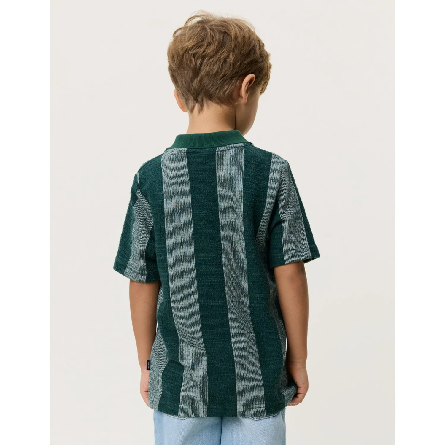 Les Deux Kids Pine Green Jacquard Football Jersey KIDS - Image 4