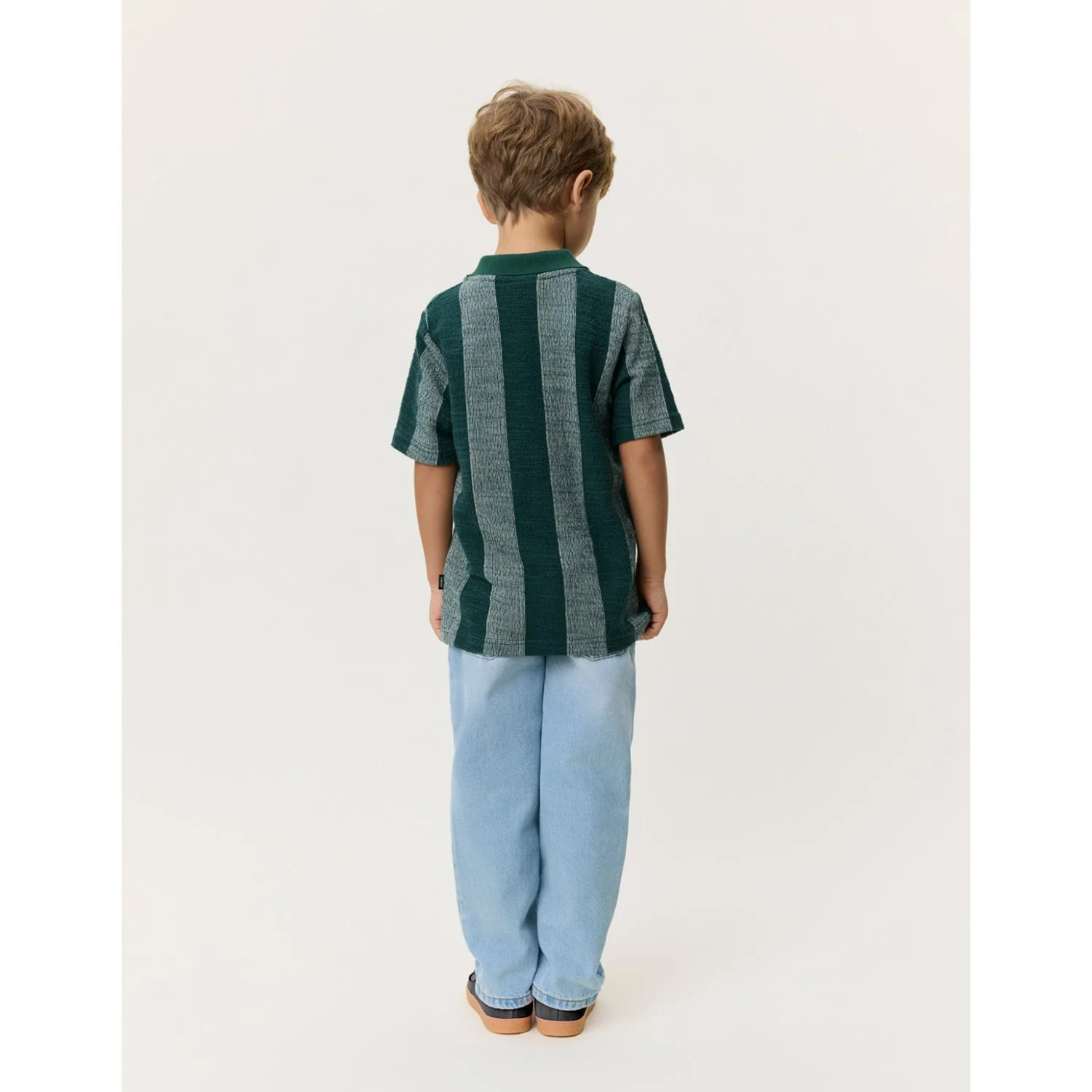 Les Deux Kids Pine Green Jacquard Football Jersey KIDS - Image 5
