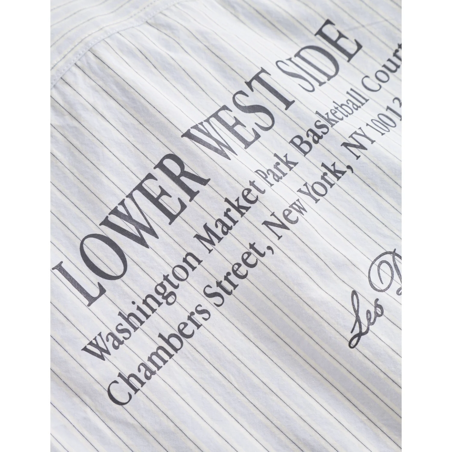 Les Deux Kids Xenon Blue Kent Print Stripe Poplin Shirt KIDS - Image 2