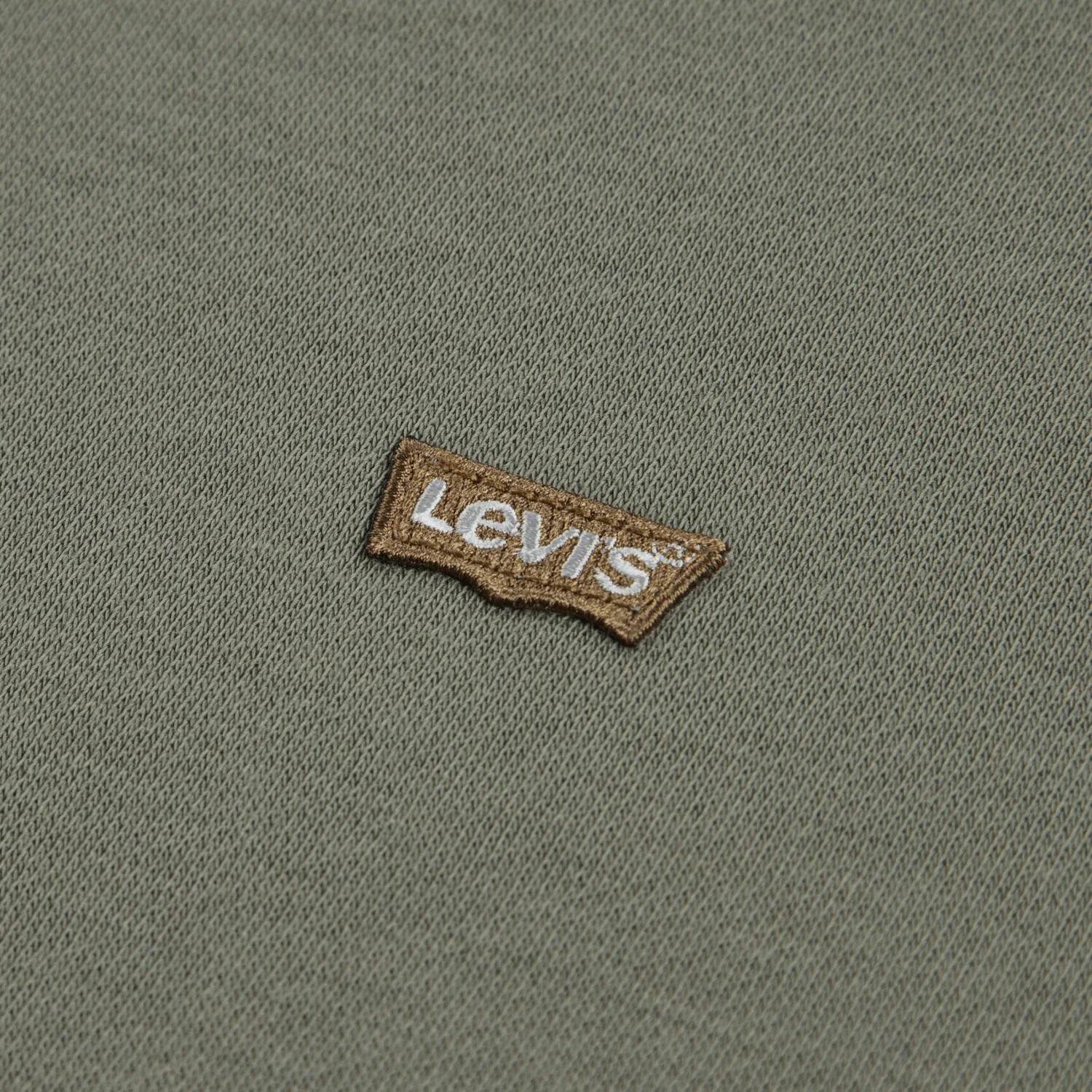 Levi's Deep Lichen Green Mini Batwing Pull Over Hoodie - Image 2