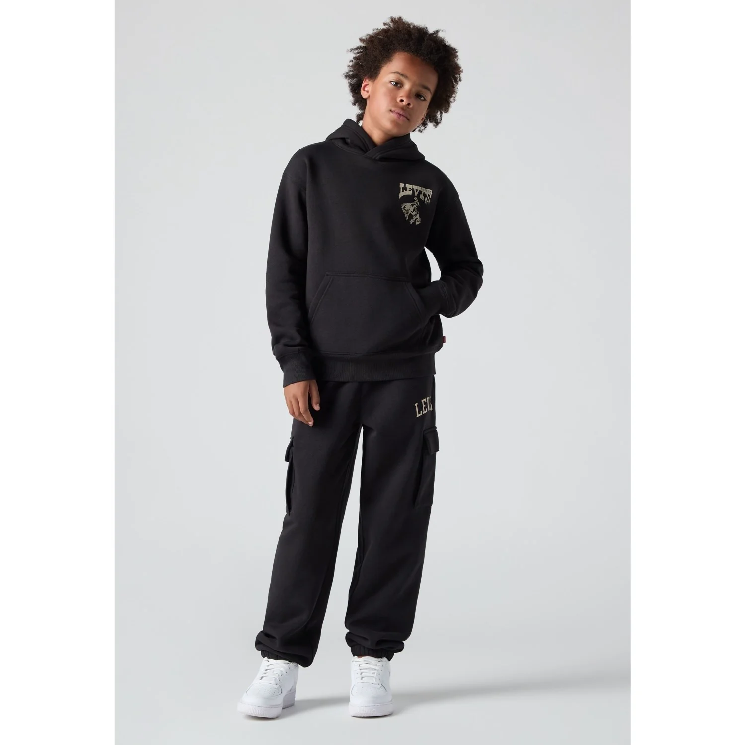 Levi's Jet Black Cargo Jogger - Image 2