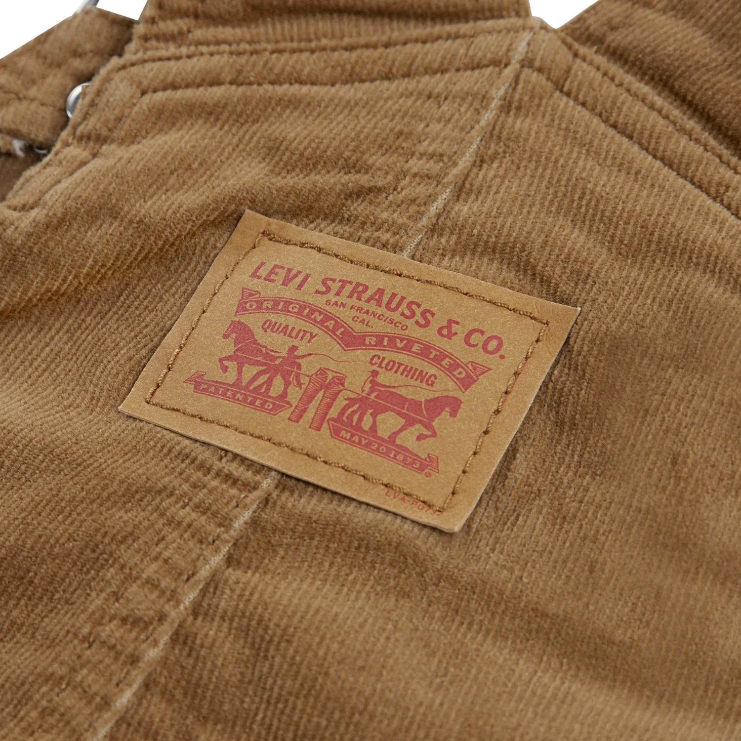 Levi's Rodeo Brown Corduroy Overall - Image 4