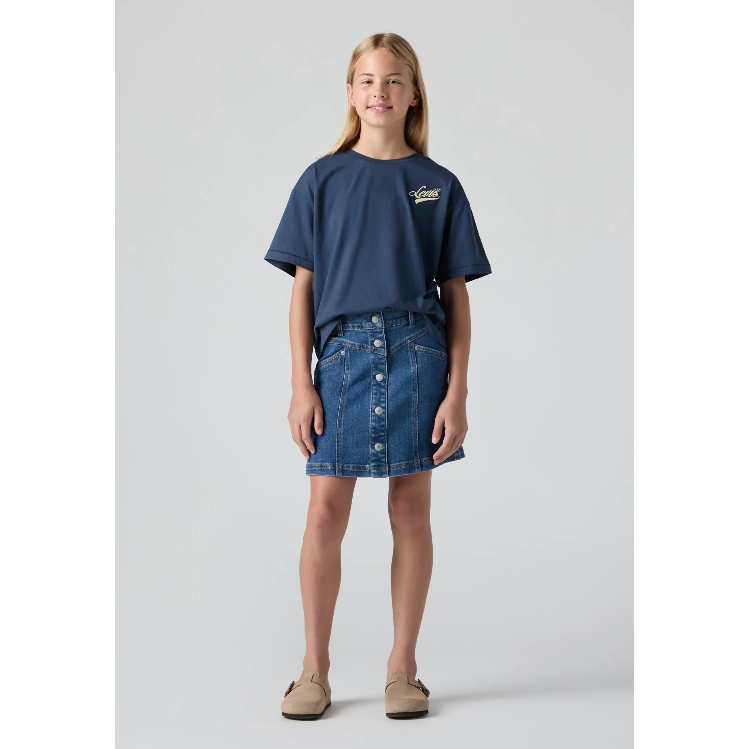 Levi's Rodeo Button Front Skirt - Image 2