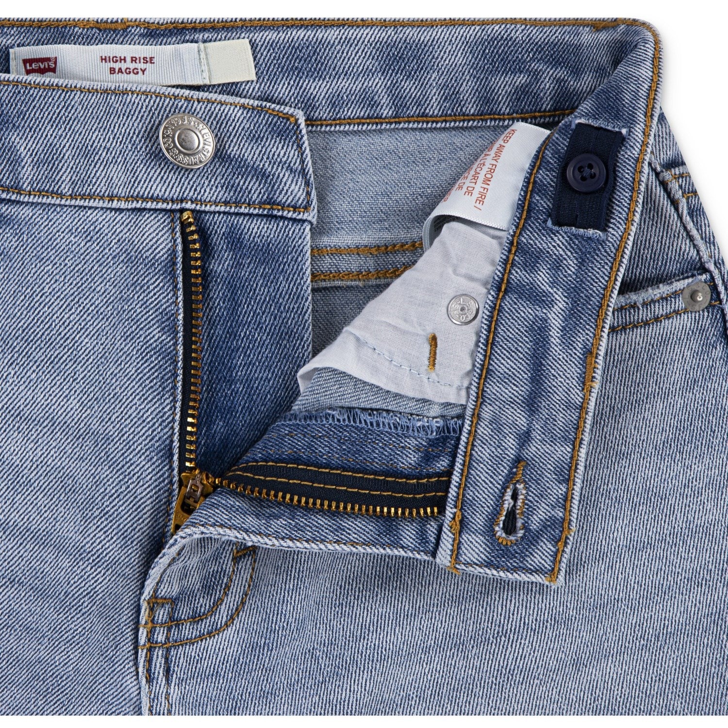 Levi's This And That W/O Destruction High Rise Baggy Jeans - Image 5