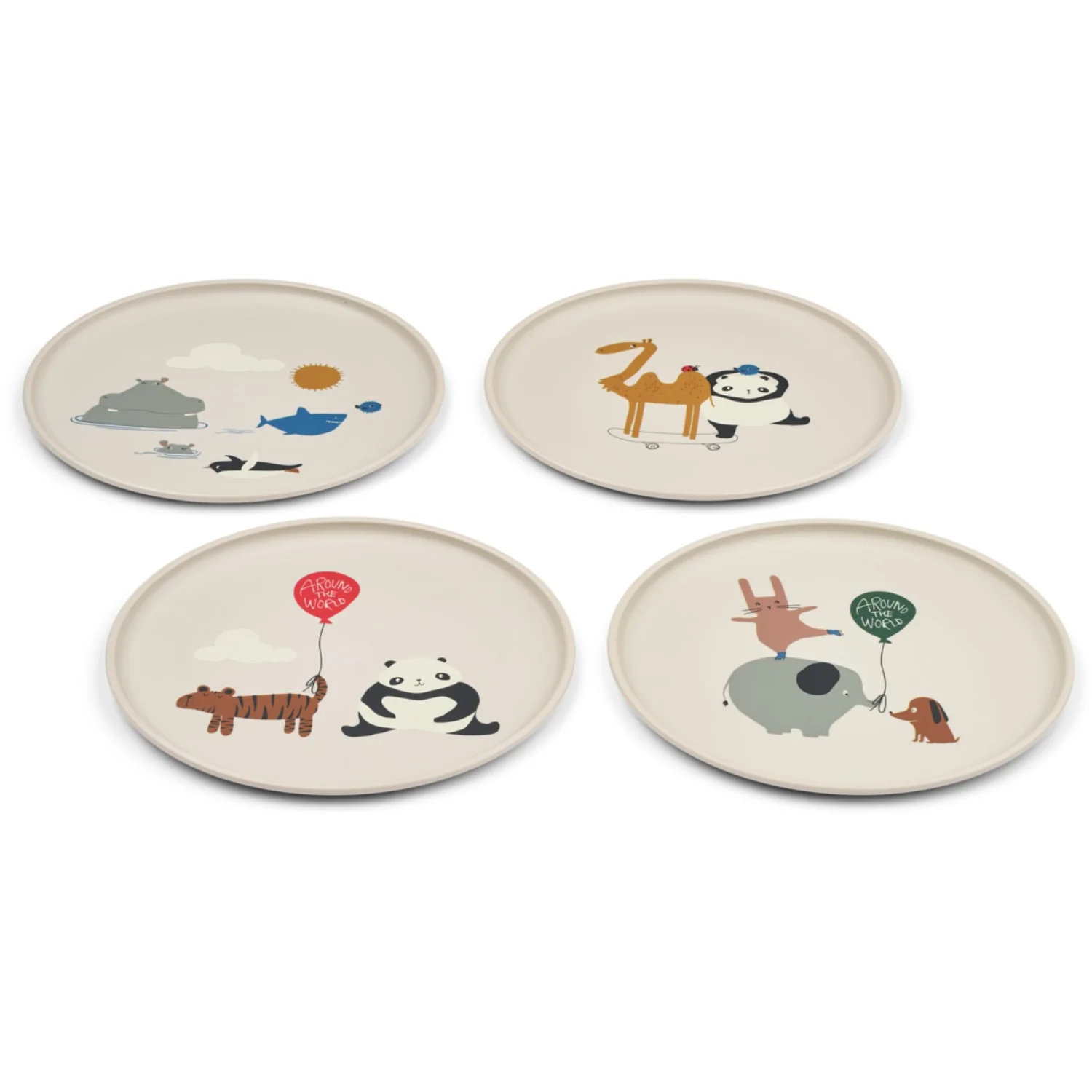 LIEWOOD Around The World / Sandy Remco Plate 4-Pack - Image 3