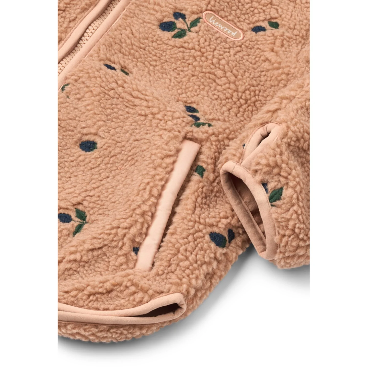 LIEWOOD Berry / Pale Tuscany / Embroidery Mara Pile Jacket - Image 3