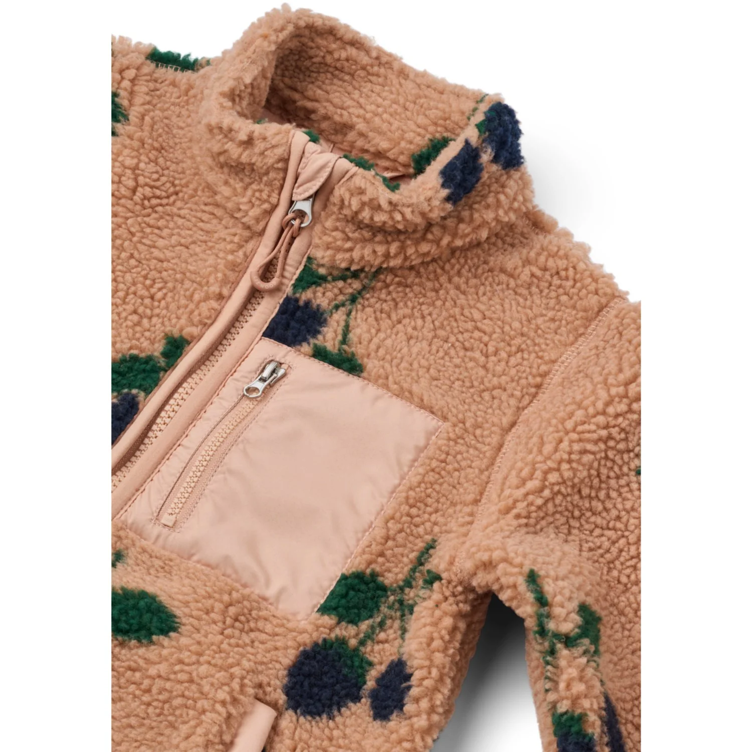 LIEWOOD Berry / Pale Tuscany Nolan Pile Jacket - Image 3