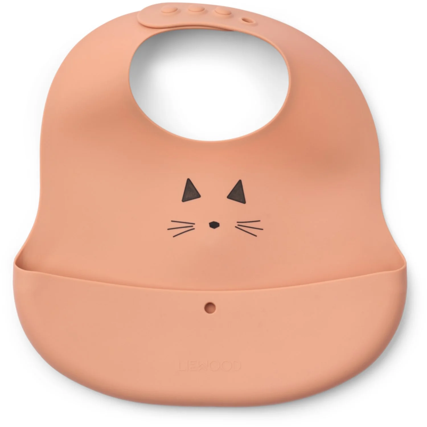 LIEWOOD Cat Appleblossom / Tuscany Rose Ember Printed Bib 2-pack - Image 3