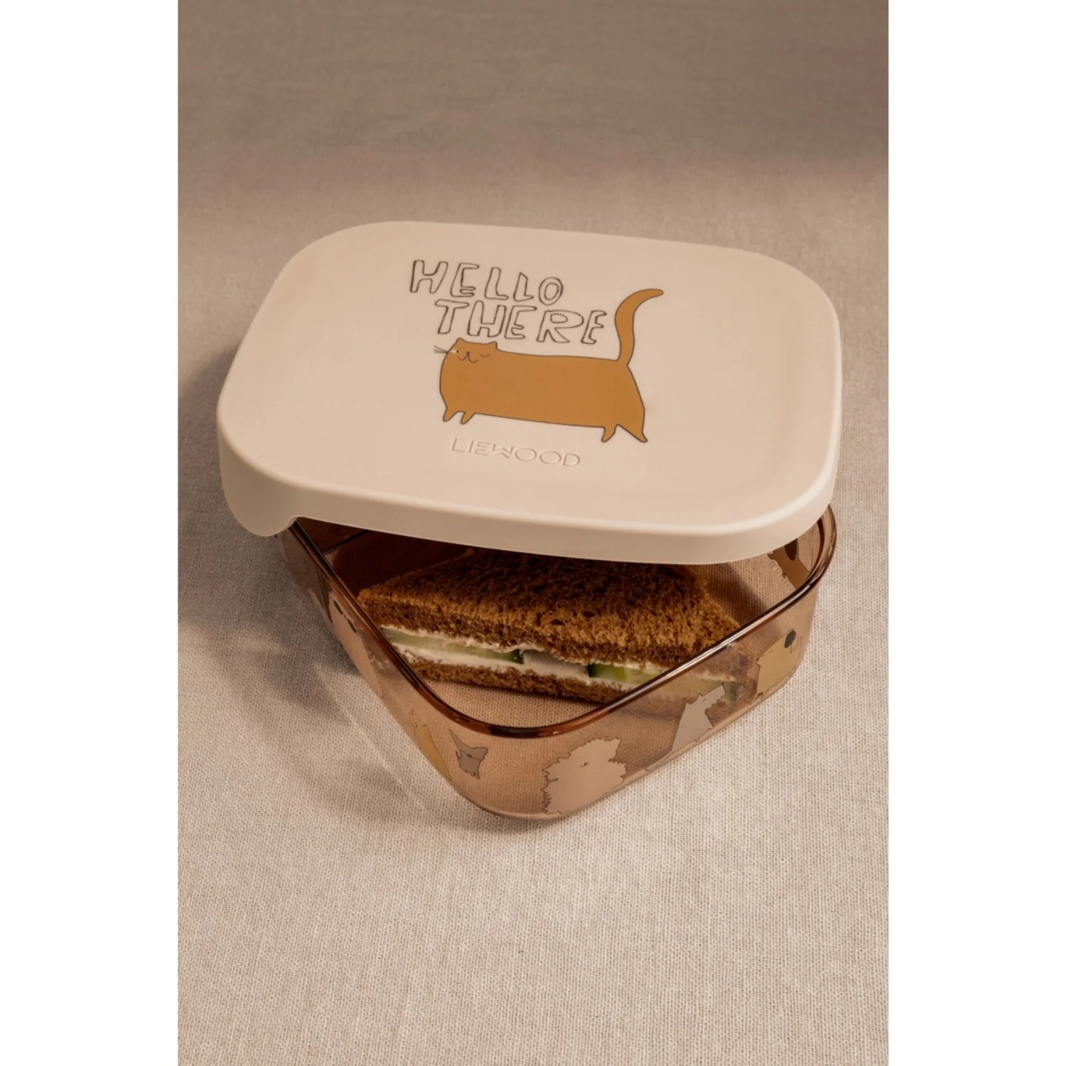 LIEWOOD Cats And Dogs / Sandy Arthur Tritan Lunchbox - Image 2