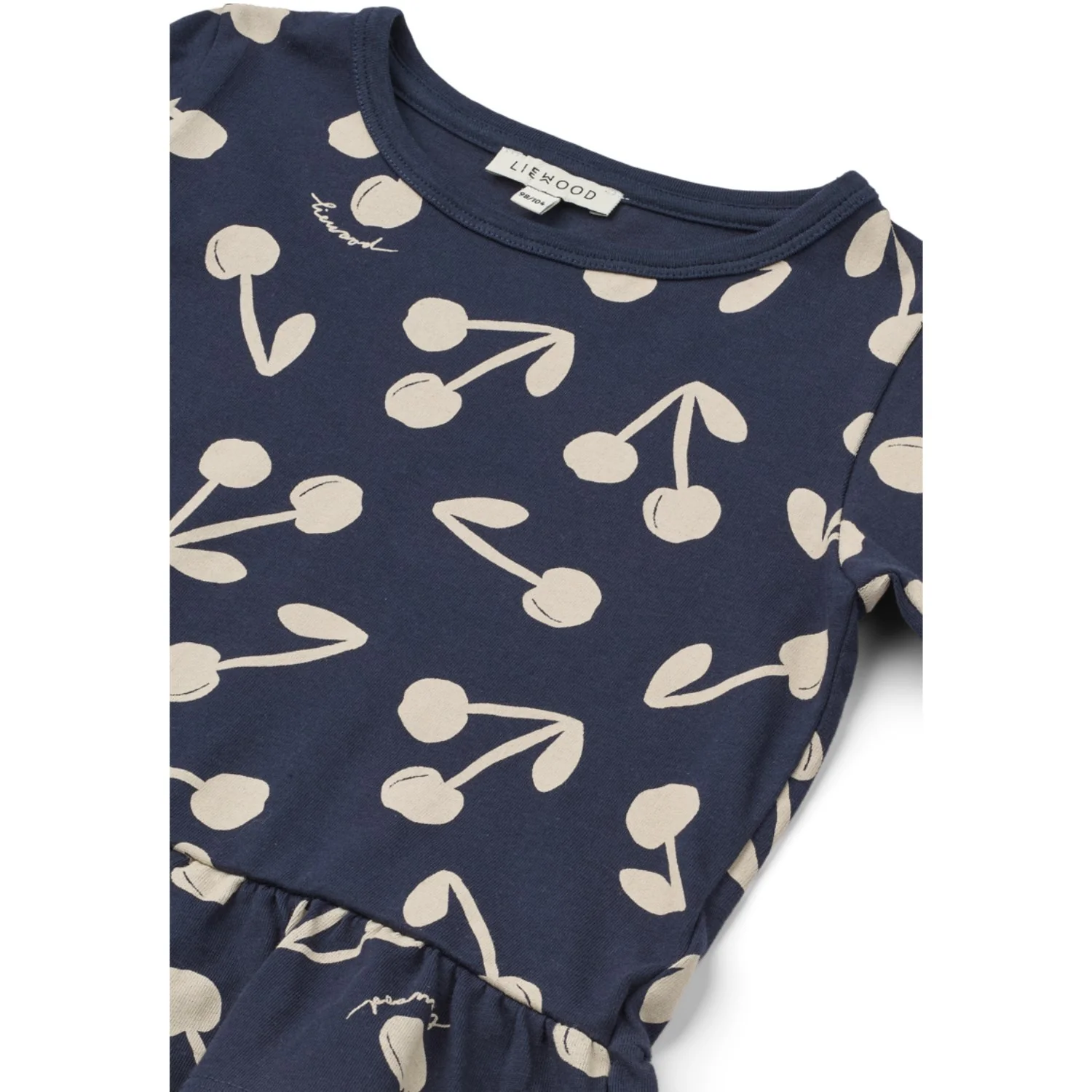 LIEWOOD Cherry Blossom / Classic Navy Margit Printed Longsleeve T-Shirt - Image 2