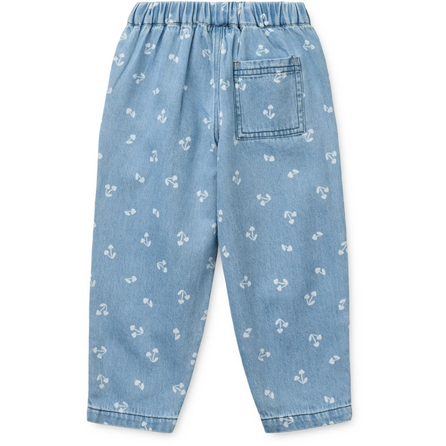 LIEWOOD Cherry Heart Sandy / Denim Borris Light Denim Printed Pants - Image 3