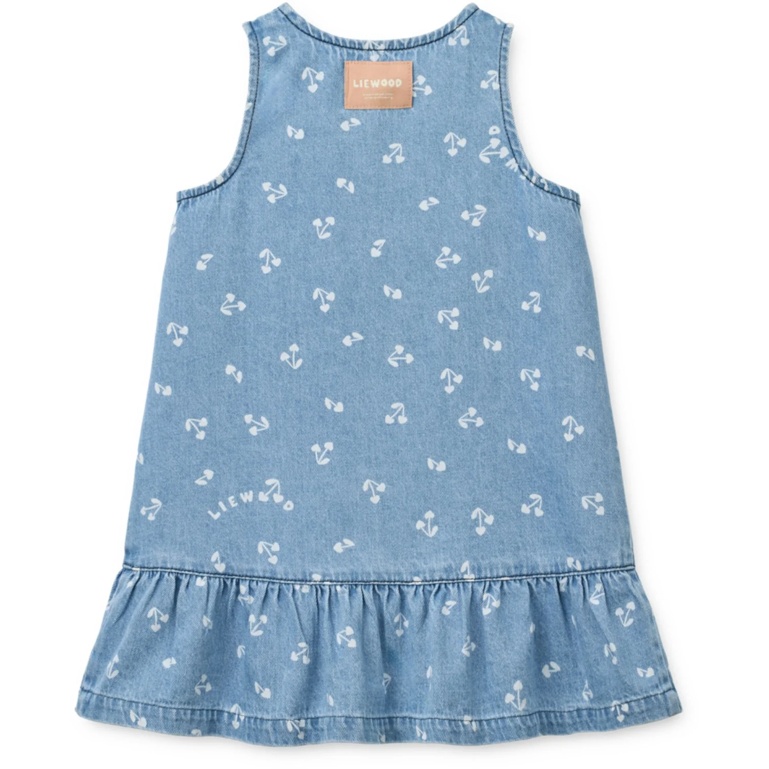 LIEWOOD Cherry Heart Sandy / Denim Sybilla Light Denim Dress - Image 6