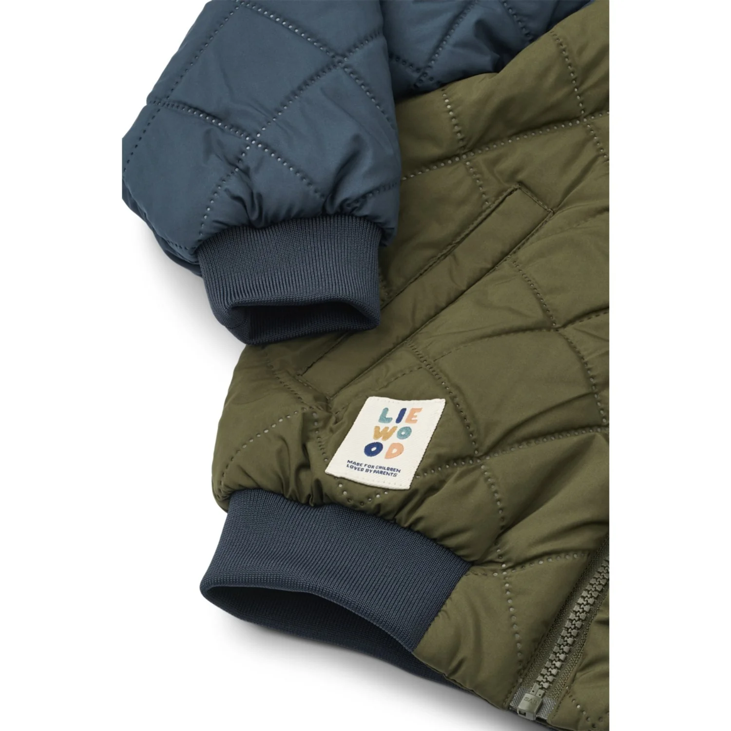 LIEWOOD Classic Navy / Army Brown Mira Jacket - Image 3