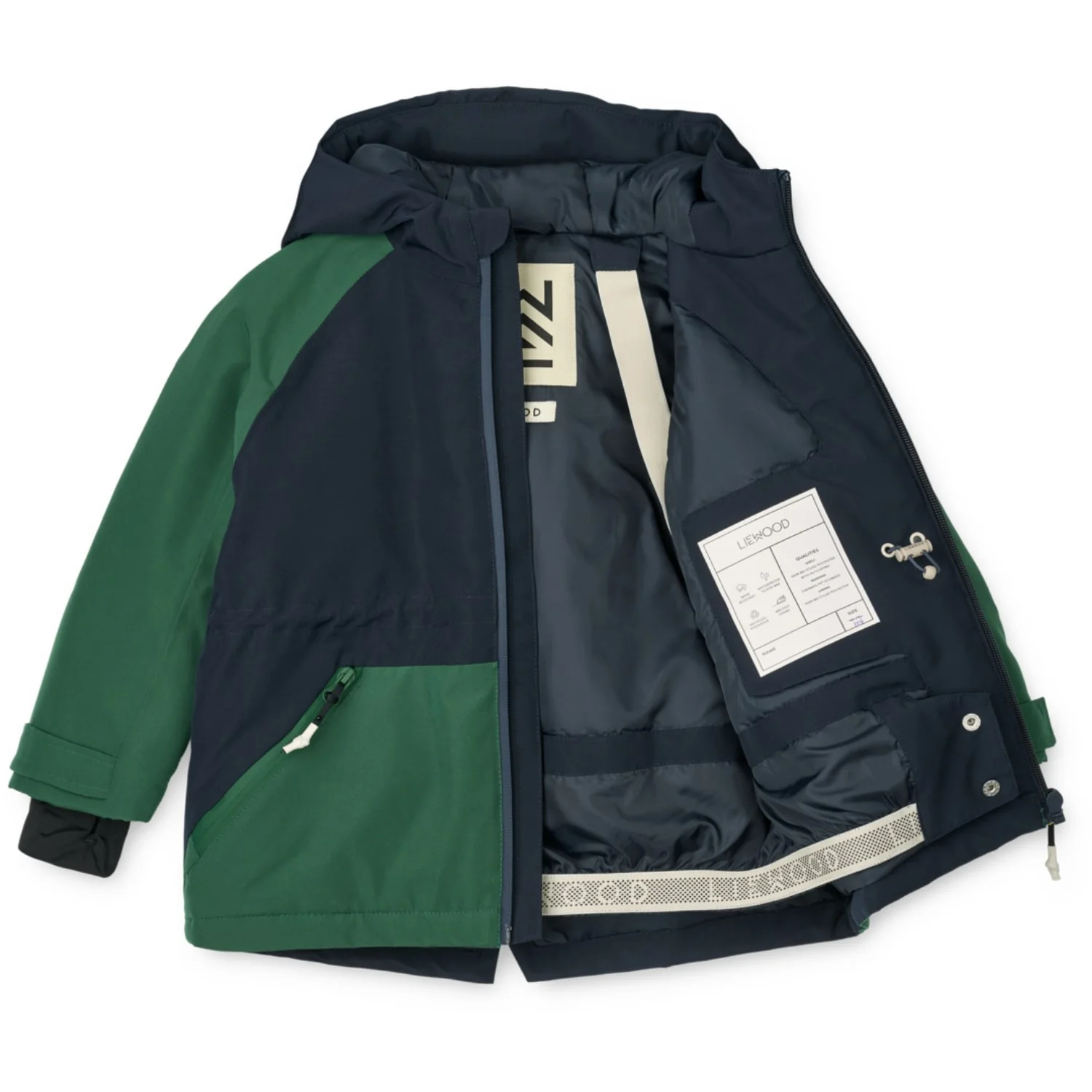 LIEWOOD Classic Navy / Garden Green Kalle Jacket - Image 5