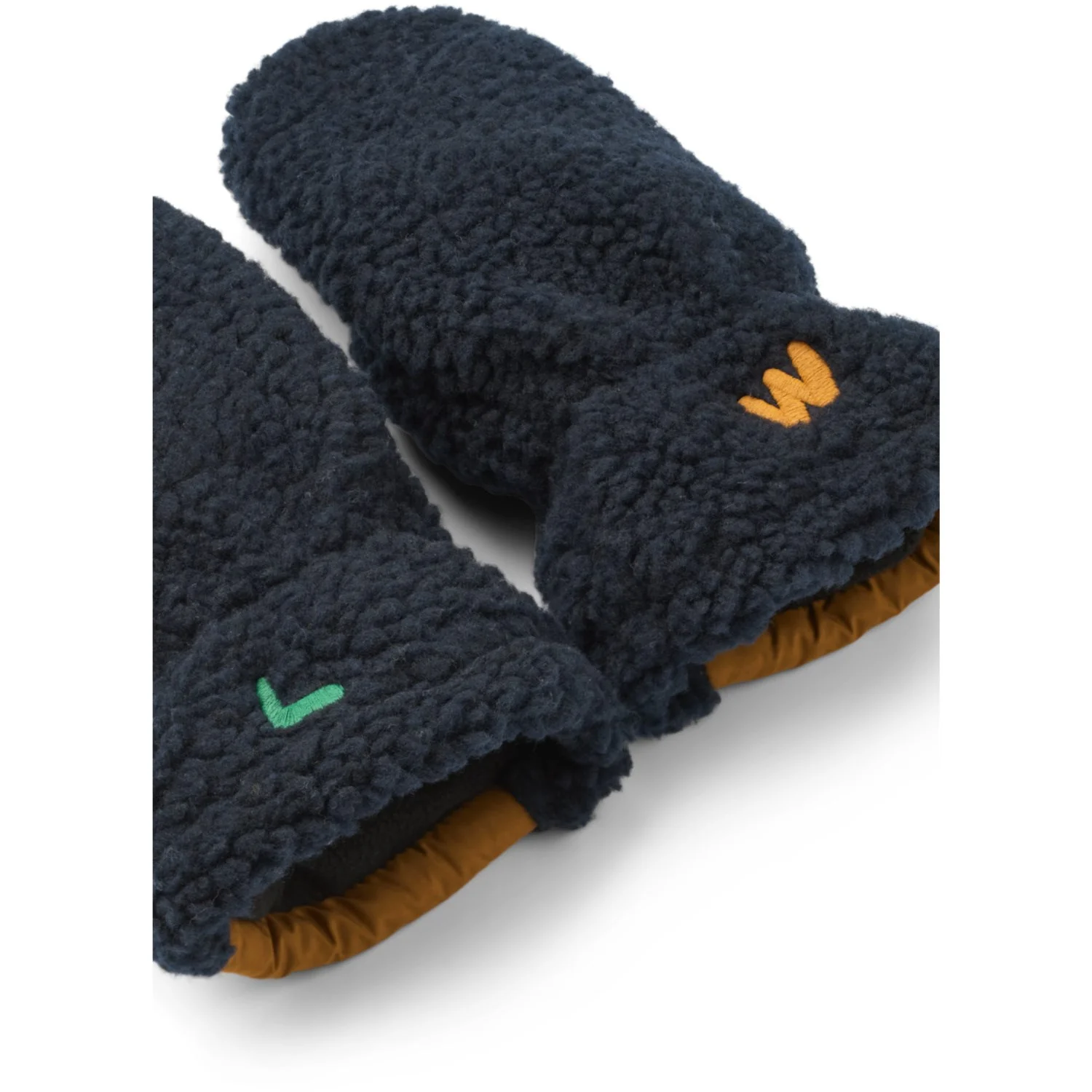 LIEWOOD Classic Navy Multi Mix Grethe Pile Gloves - Image 2