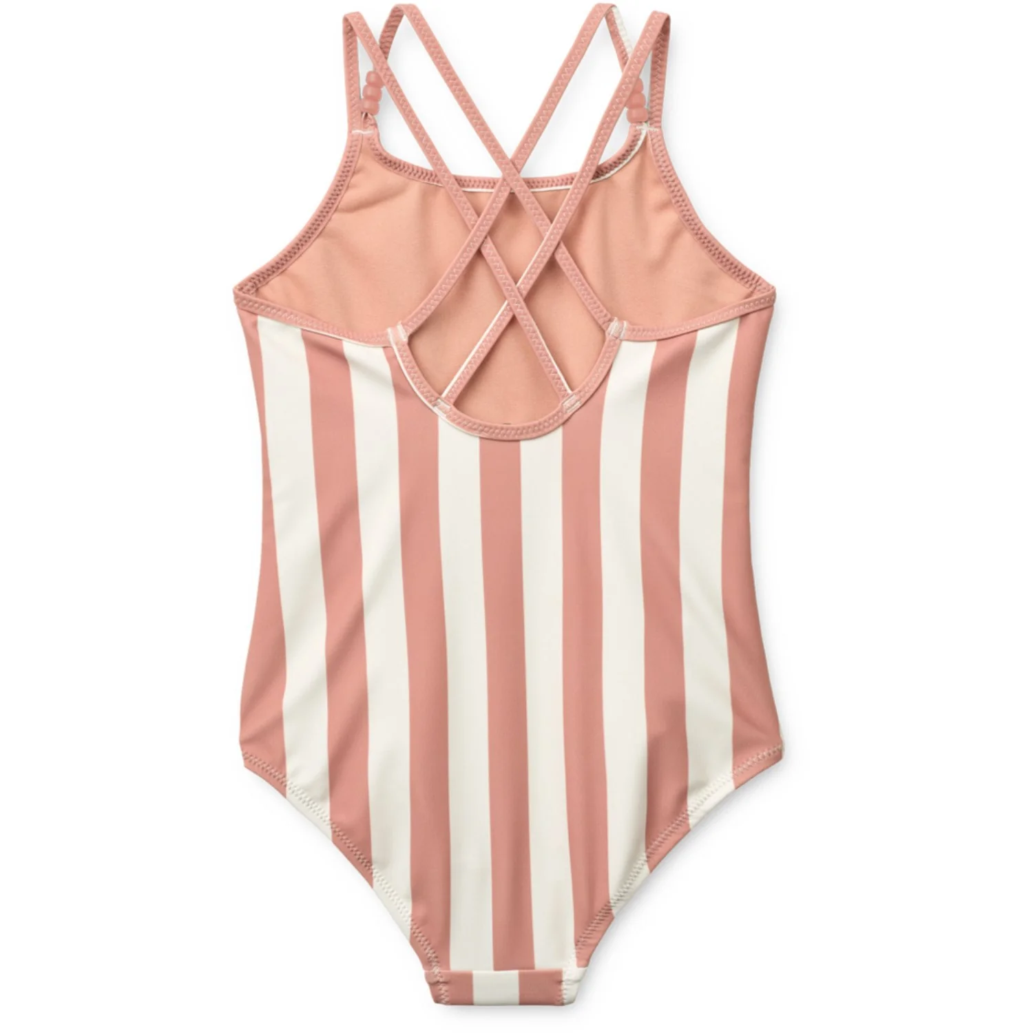 LIEWOOD Coral Blush / Creme De La Creme Stripe Suna Stripe Swimsuit - Image 2