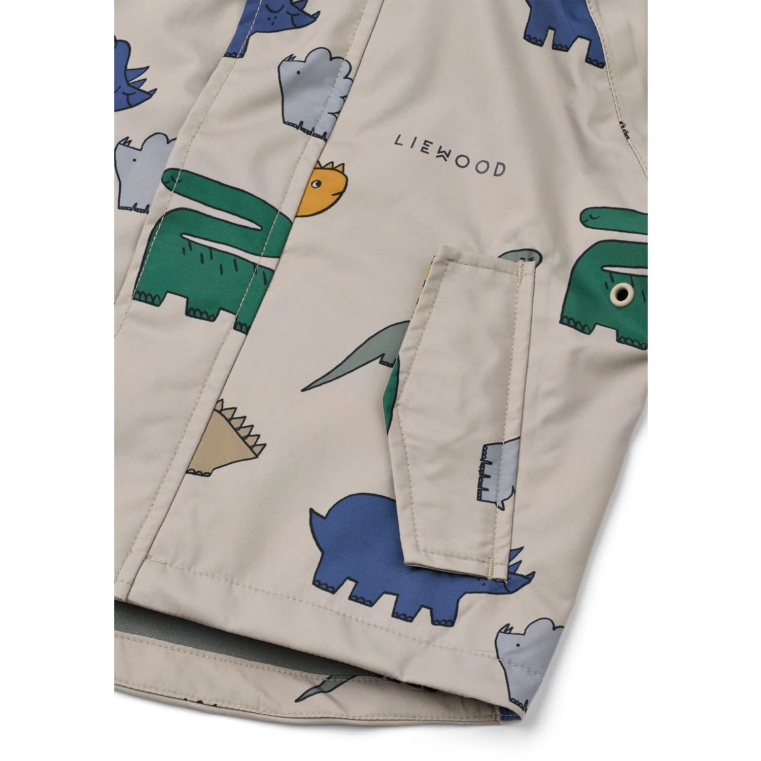 LIEWOOD Dinosaurs / Mist Manu Rainwear Set - Image 4