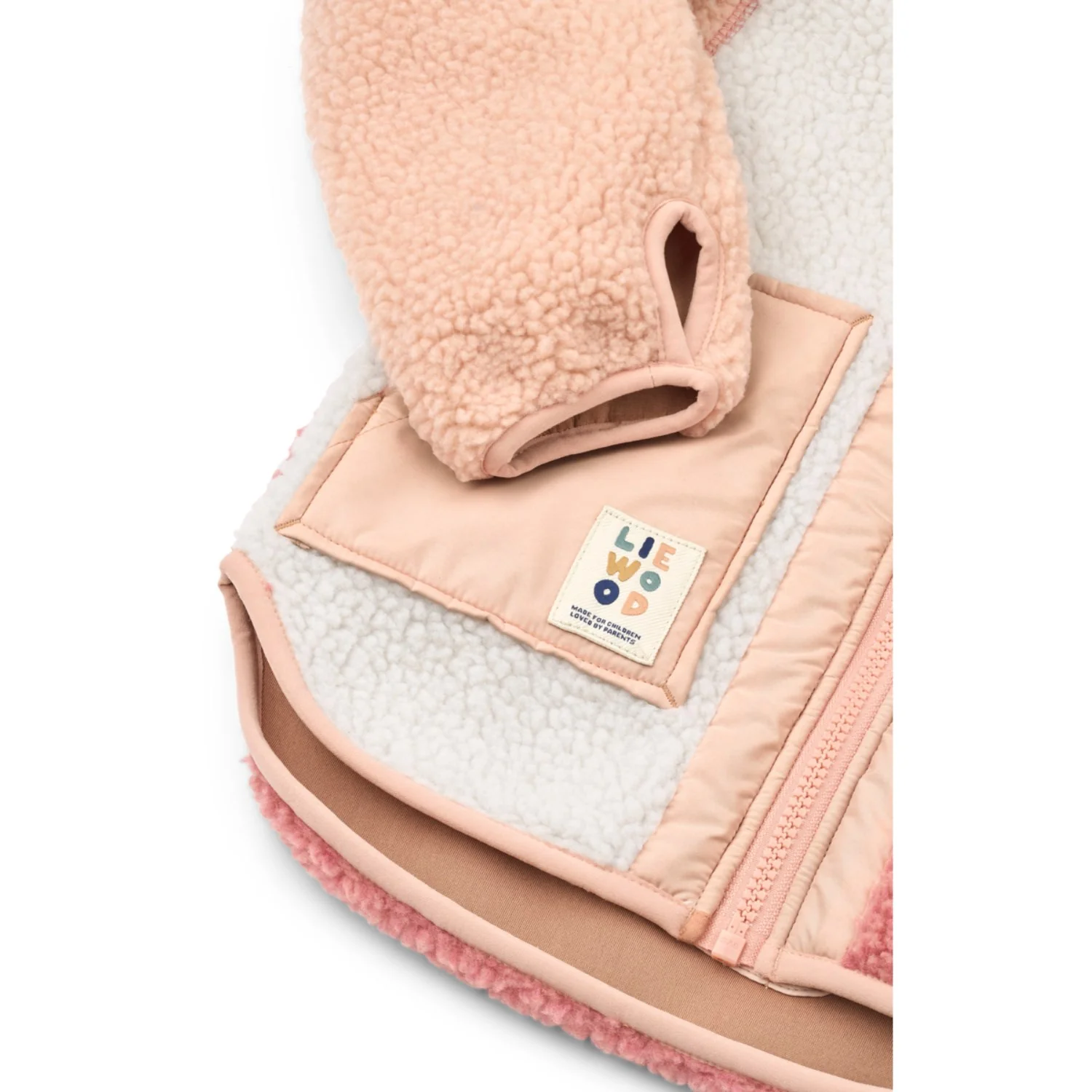 LIEWOOD Dusty Rose Multi Mix Noam Pile Jacket - Image 3