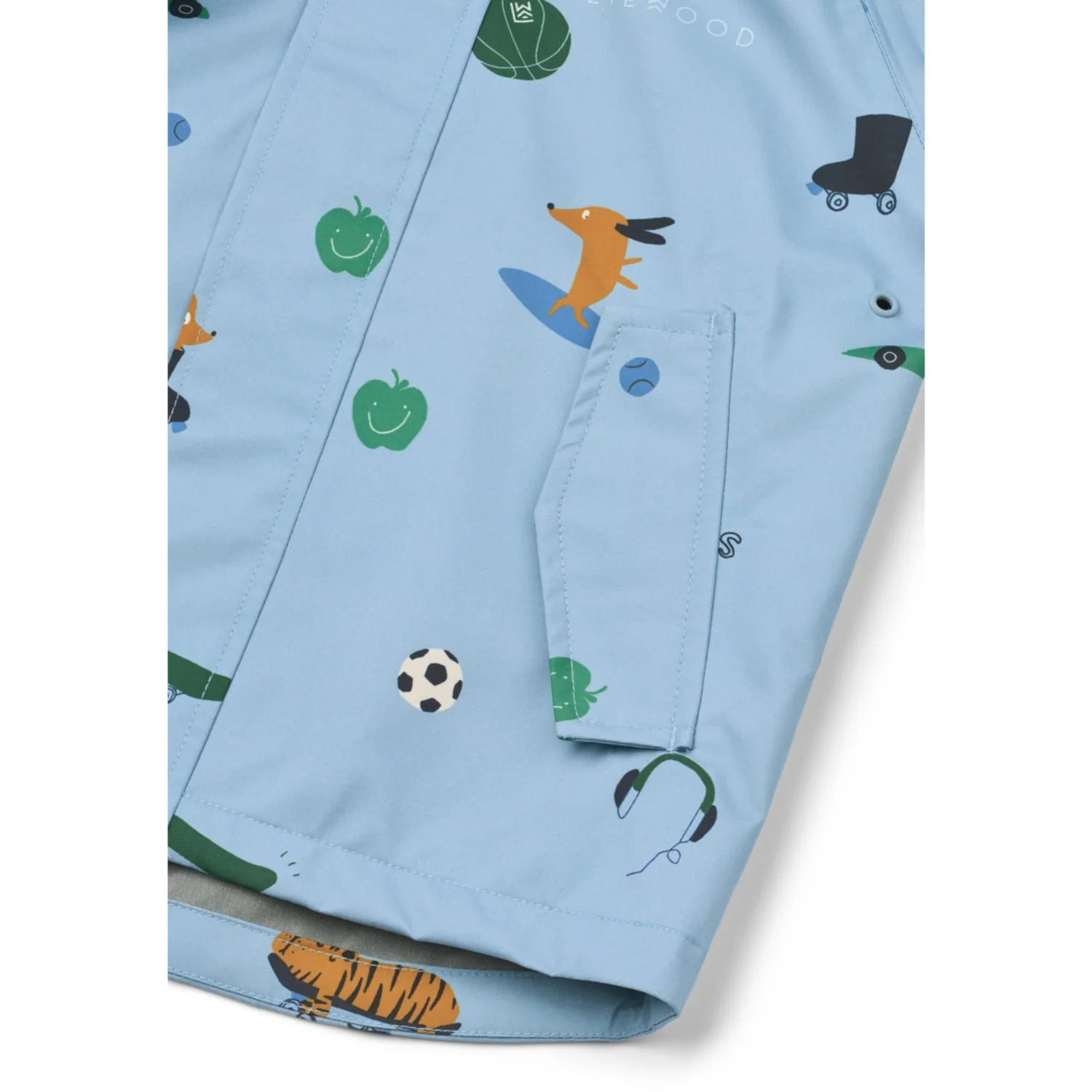 LIEWOOD Fun / Beach Blue Pedia Rainwear Set - Image 4