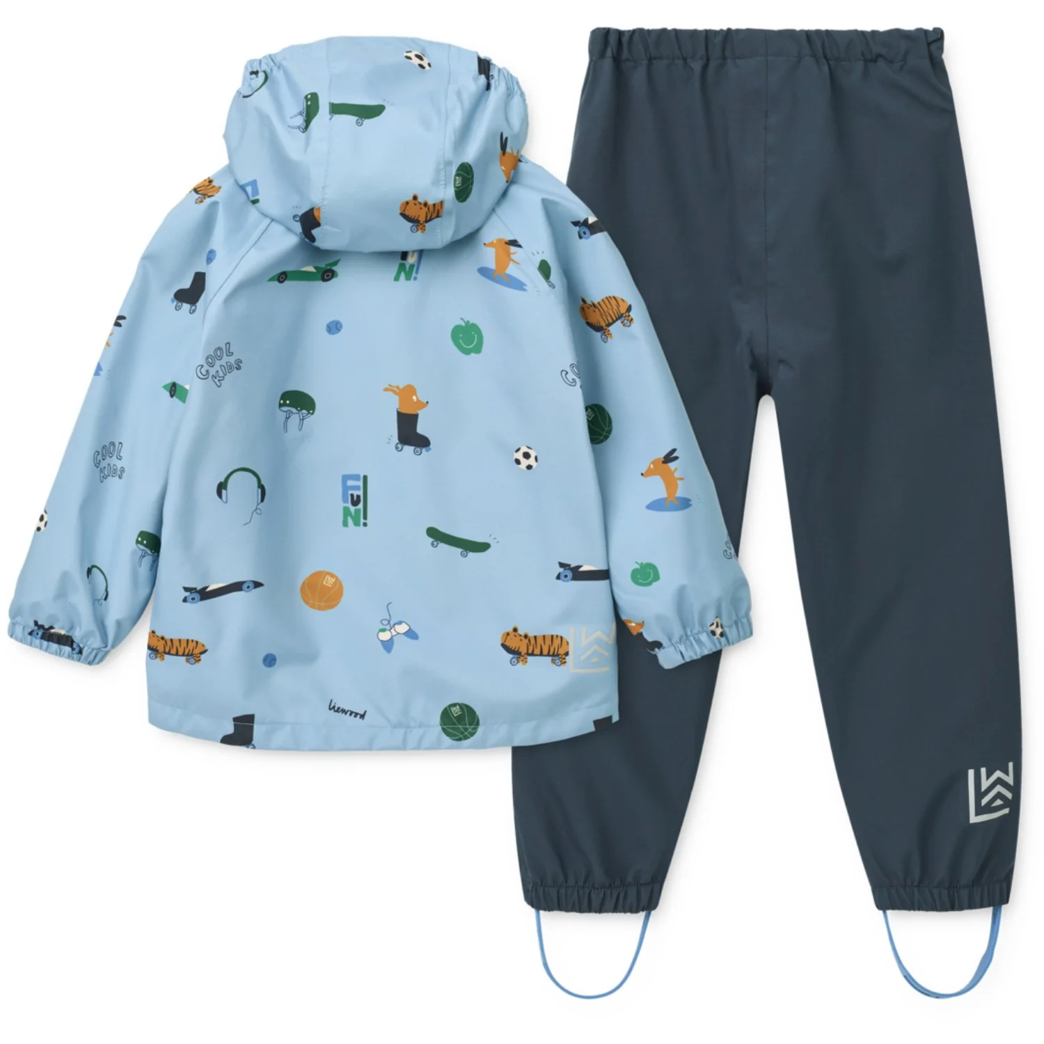 LIEWOOD Fun / Beach Blue Pedia Rainwear Set - Image 9