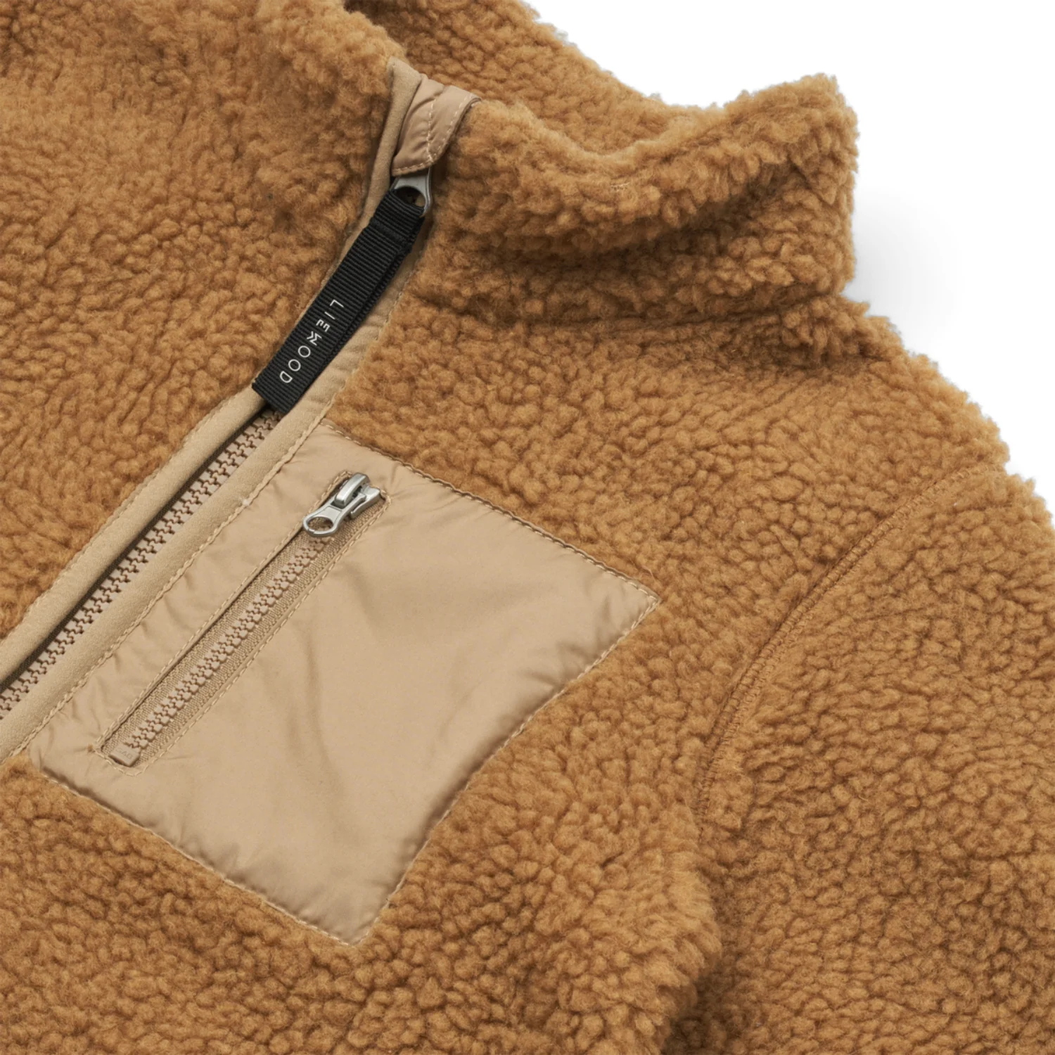 LIEWOOD Golden Caramel Oat Mix Nolan Pile Jacket - Image 2