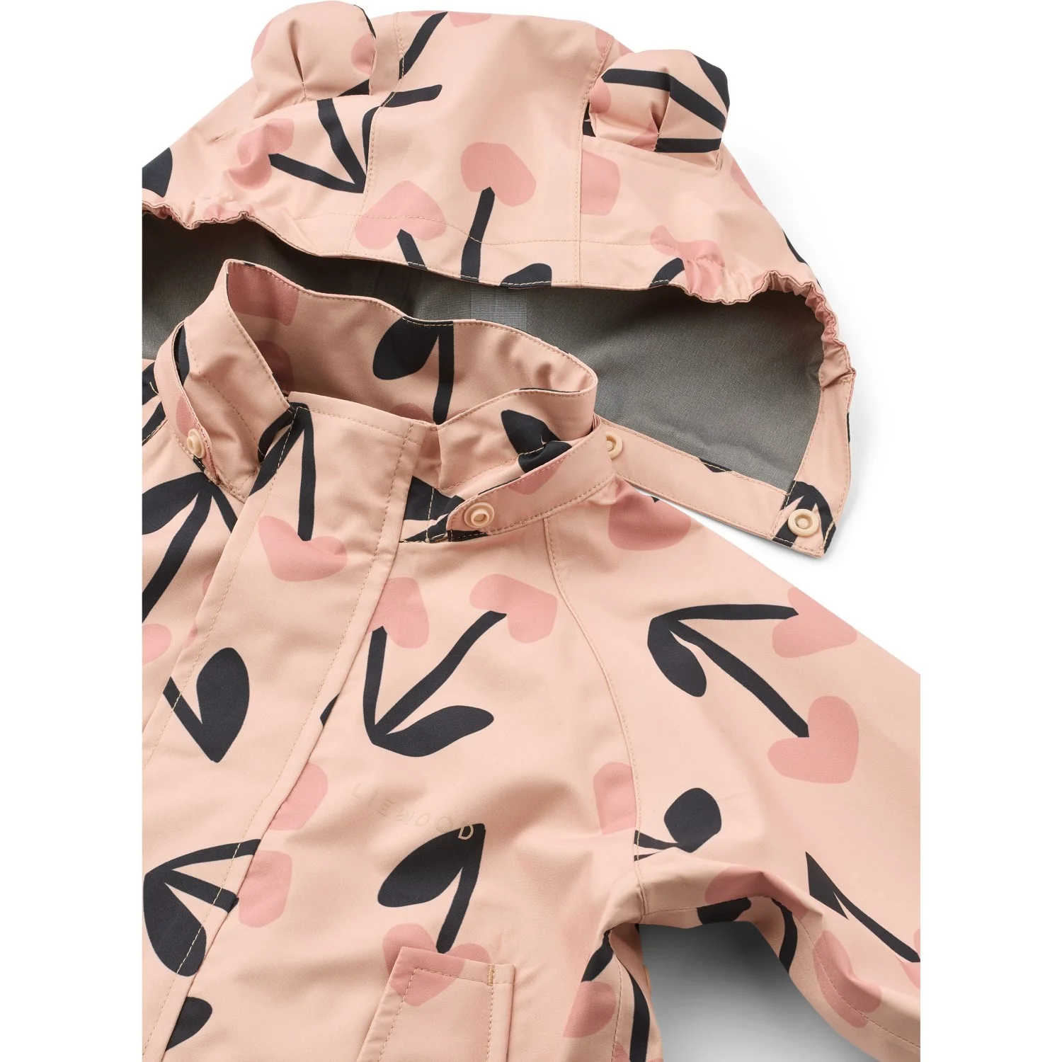 LIEWOOD Mega Cherry Heart/ Rosey Mix Manu Rainwear Set - Image 4
