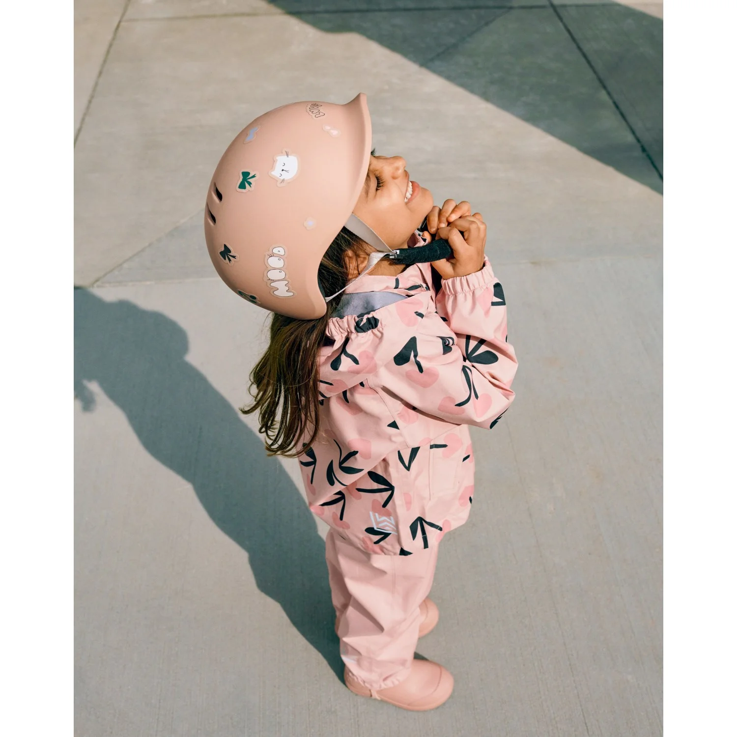 LIEWOOD Mega Cherry Heart/ Rosey Mix Pedia Rainwear Set - Image 2