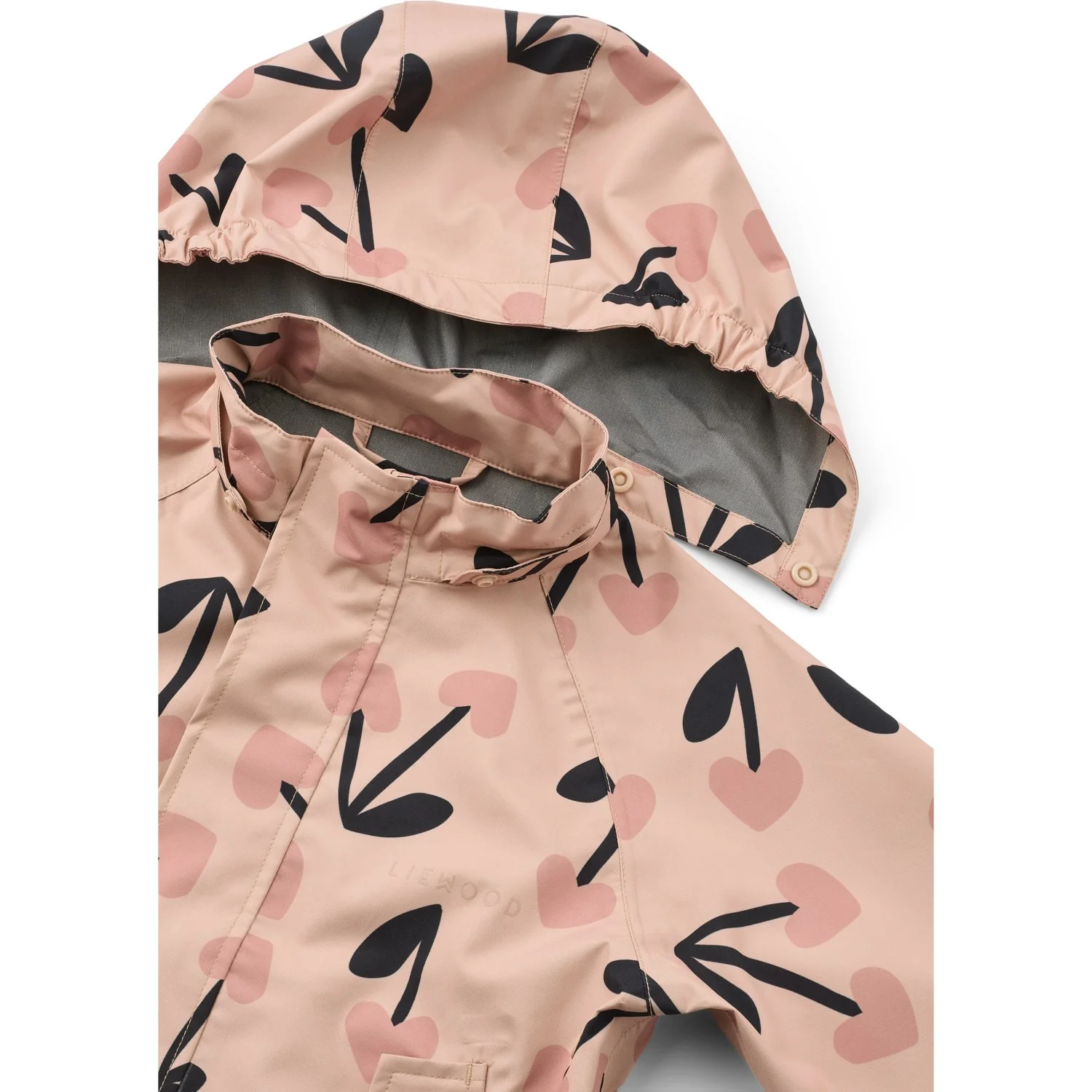 LIEWOOD Mega Cherry Heart/ Rosey Mix Pedia Rainwear Set - Image 5