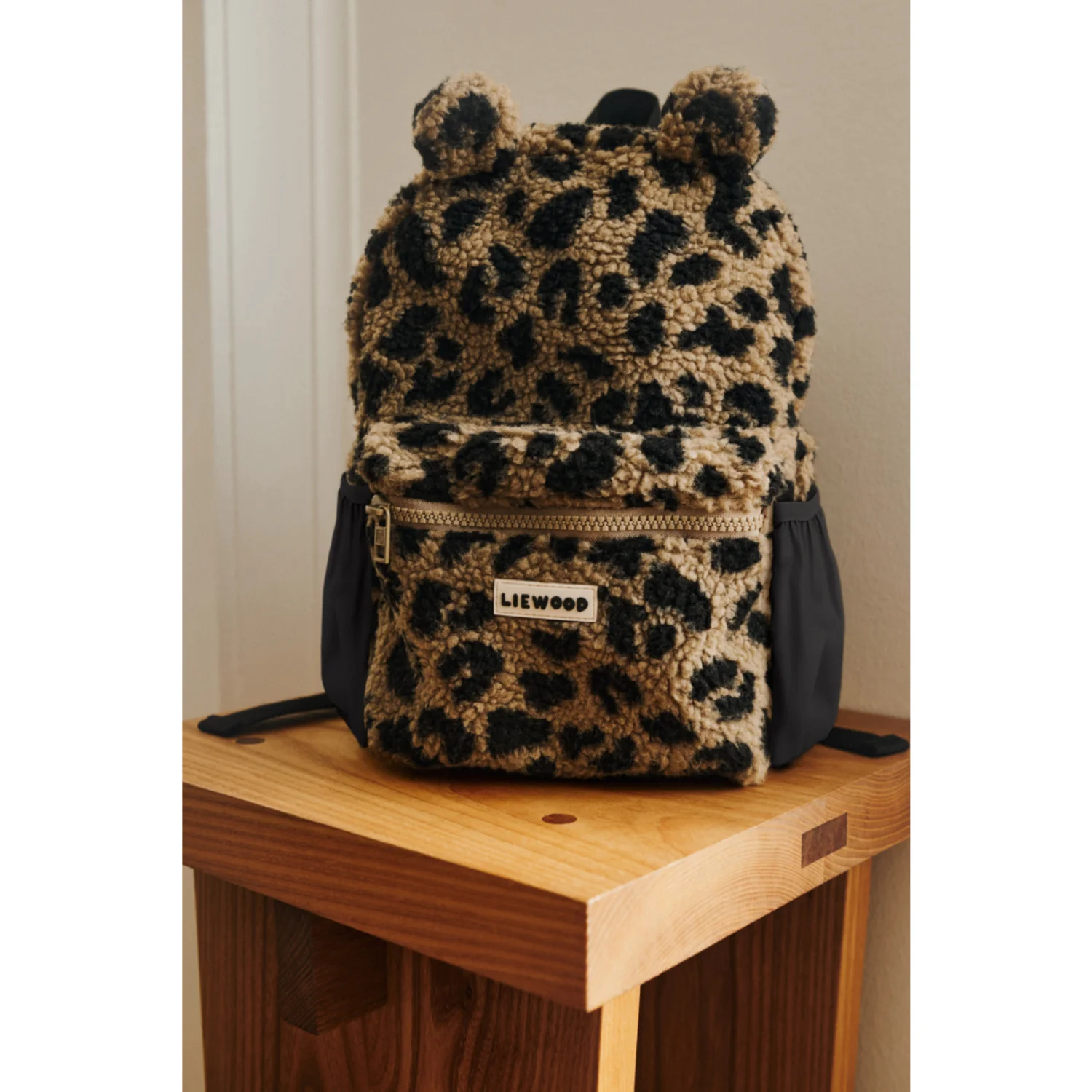 LIEWOOD Mega Leo / Oat Mix Andreas Pile Bear Backpack - Image 4