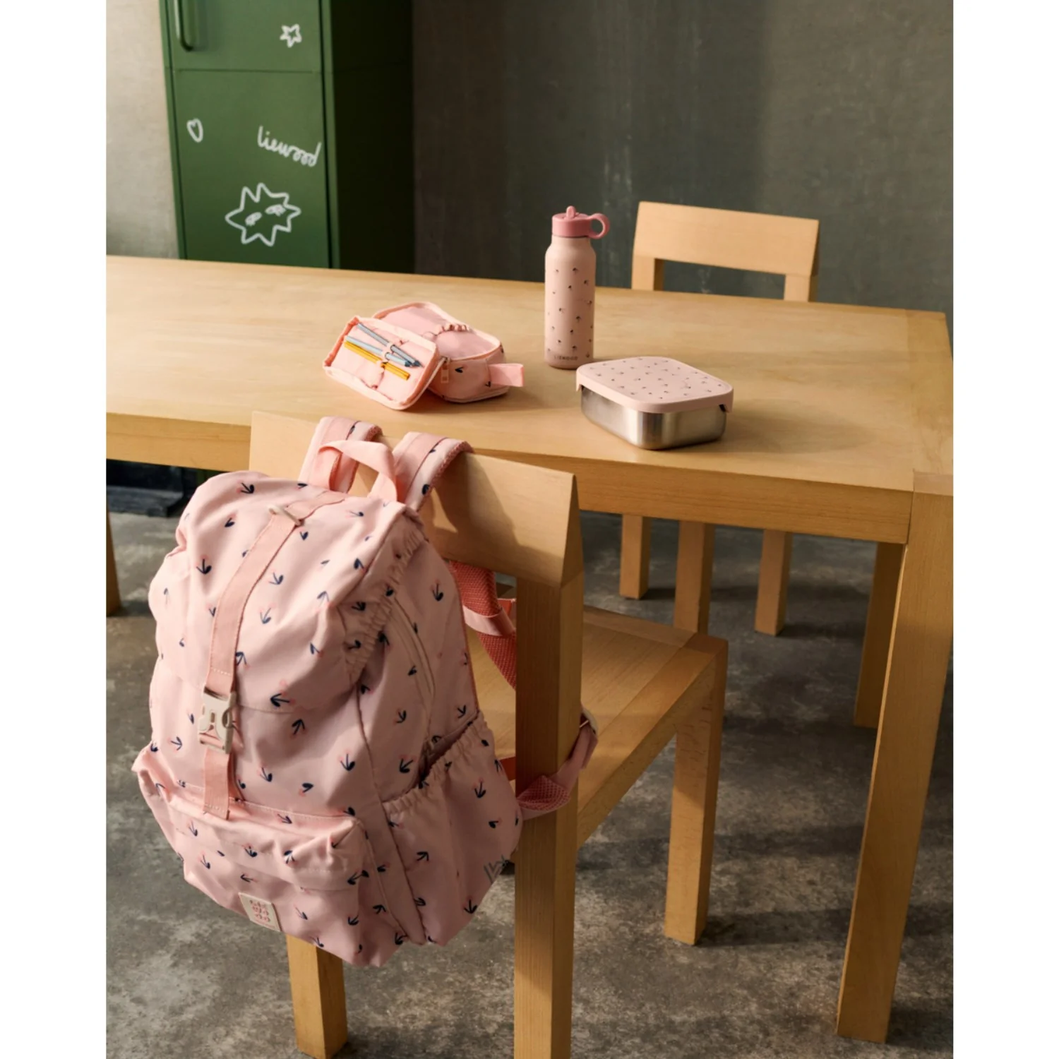 LIEWOOD Mini Cherry Heart / Rosey Falk Water Bottle 350 Ml - Image 2