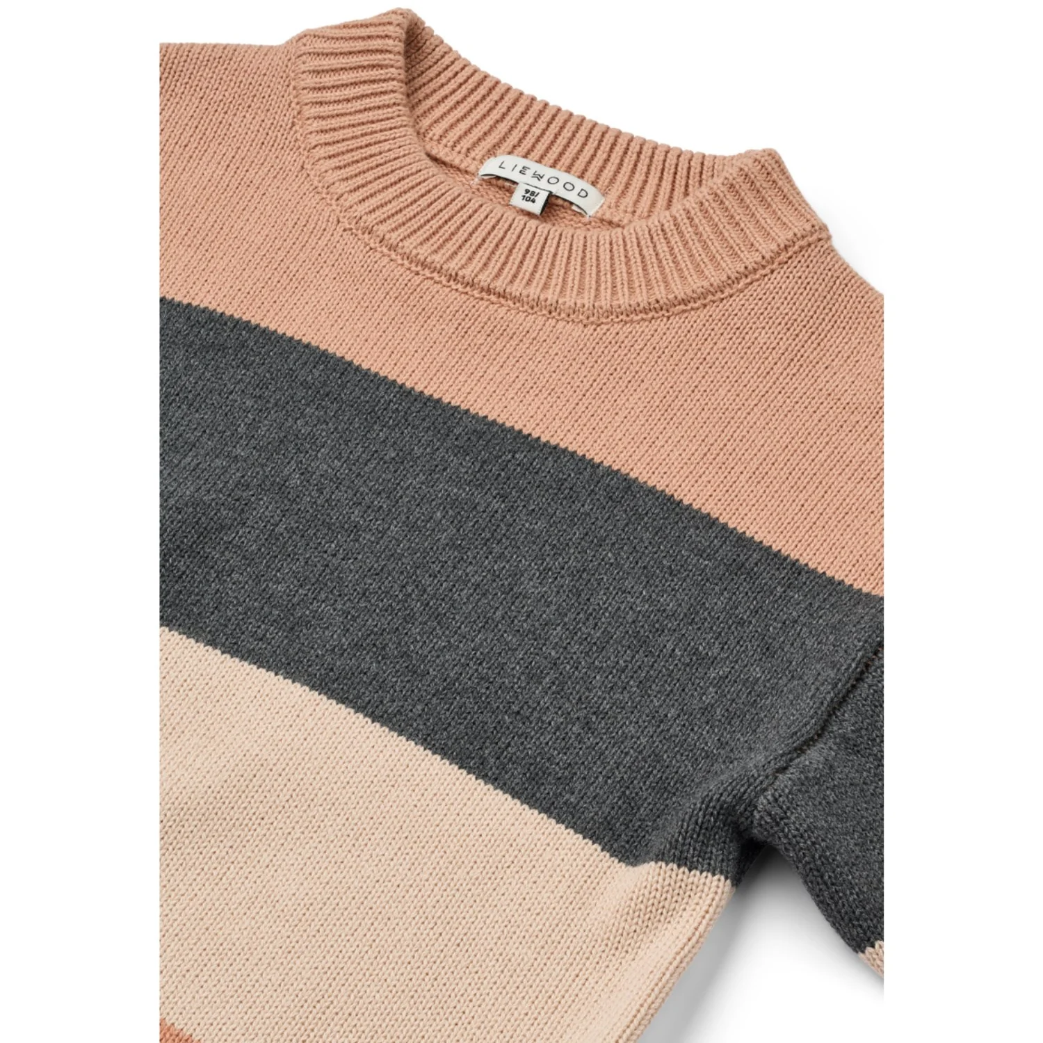 LIEWOOD Pale Tuscany Multi Mix Orlane Stripe Knit Jumper - Image 2