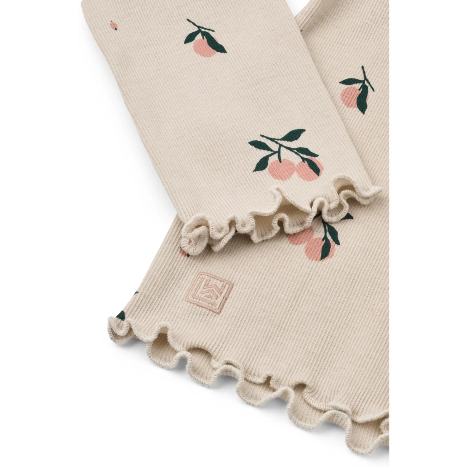 LIEWOOD Peach / Sea Shell Nieve Printed Longsleeve Rib Blouse - Image 2