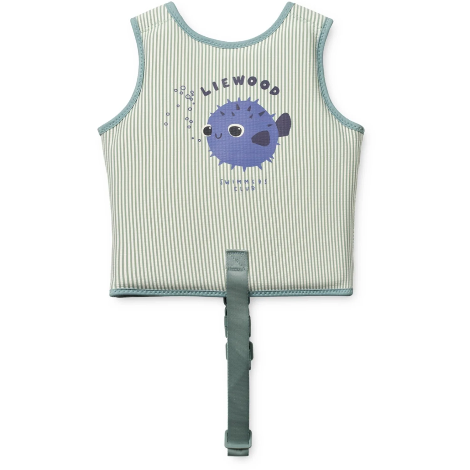 LIEWOOD Peppermint / Sandy Dove Seersucker Swim Vest - Image 10