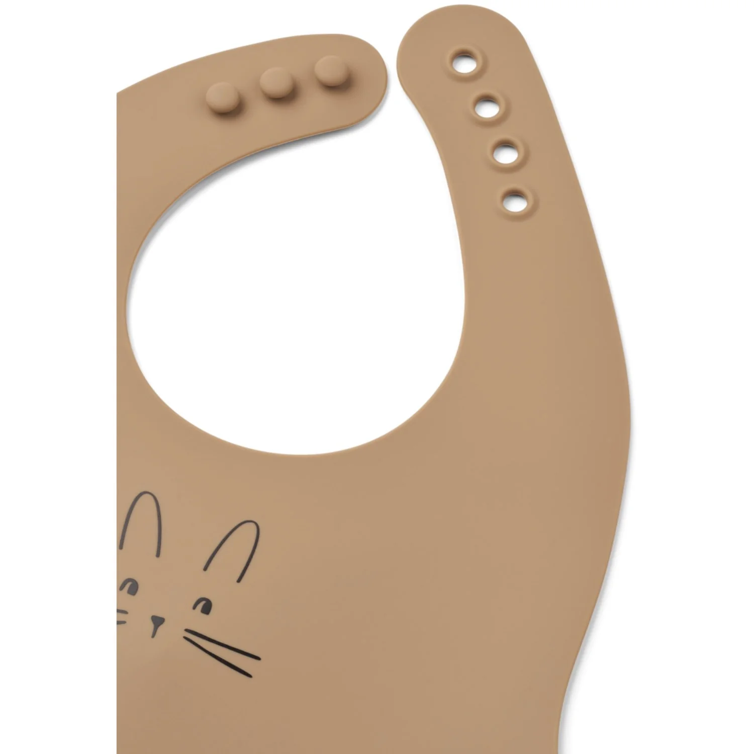 LIEWOOD Rabbit Sandy / Oat Ember Printed Bib 2-pack - Image 6