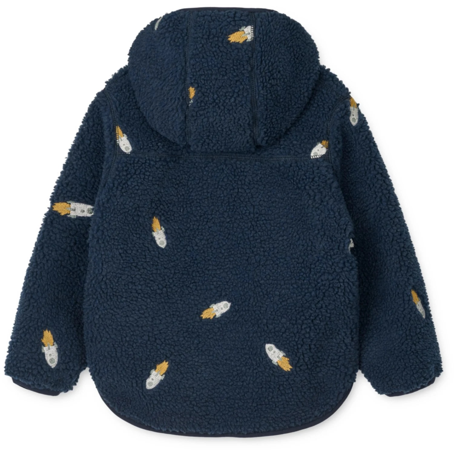 LIEWOOD Rocket / Classic Navy / Embroidery Mara Pile Jacket - Image 4